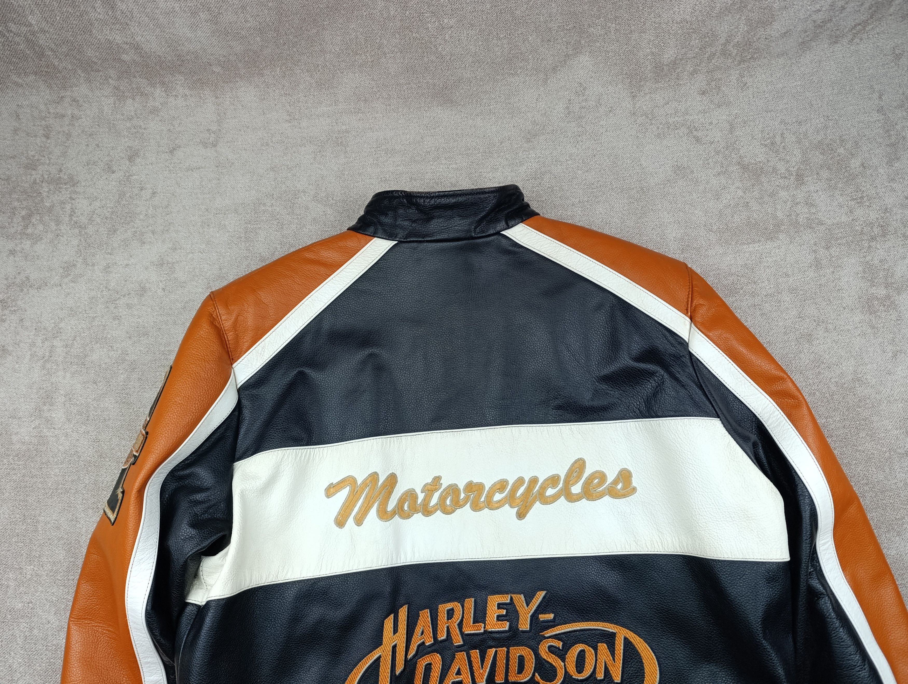 Harley Davidson Harley Davidson Mens Vintage Leather Biker Jacket Size US M / EU 48-50 / 2 - 11 Thumbnail