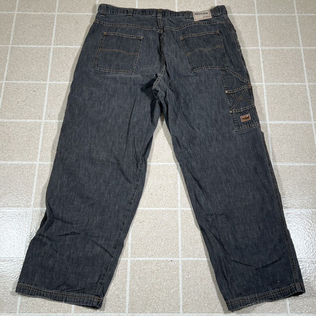 Guess Vintage USA Made Guess Black Jeans Carpenter 32x30 Denim Size US 32 / EU 48 - 1 Thumbnail