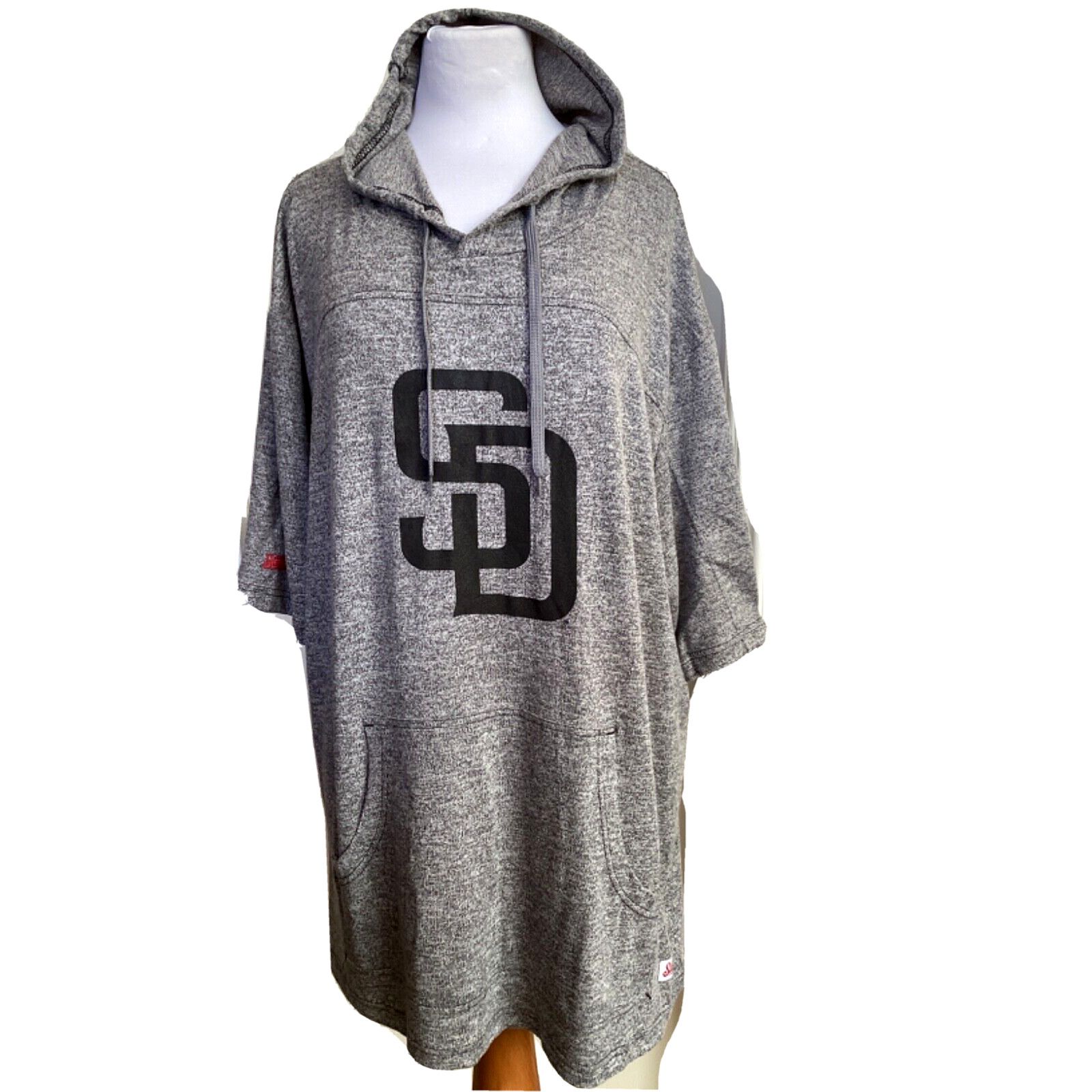 Stitch's Jeans SAN DIEGO PADRES SHORT SLEEVE CHARCOAL FLEECE HOODIE 2X Size XXL / US 16-18 / IT 52-54 - 1 Thumbnail