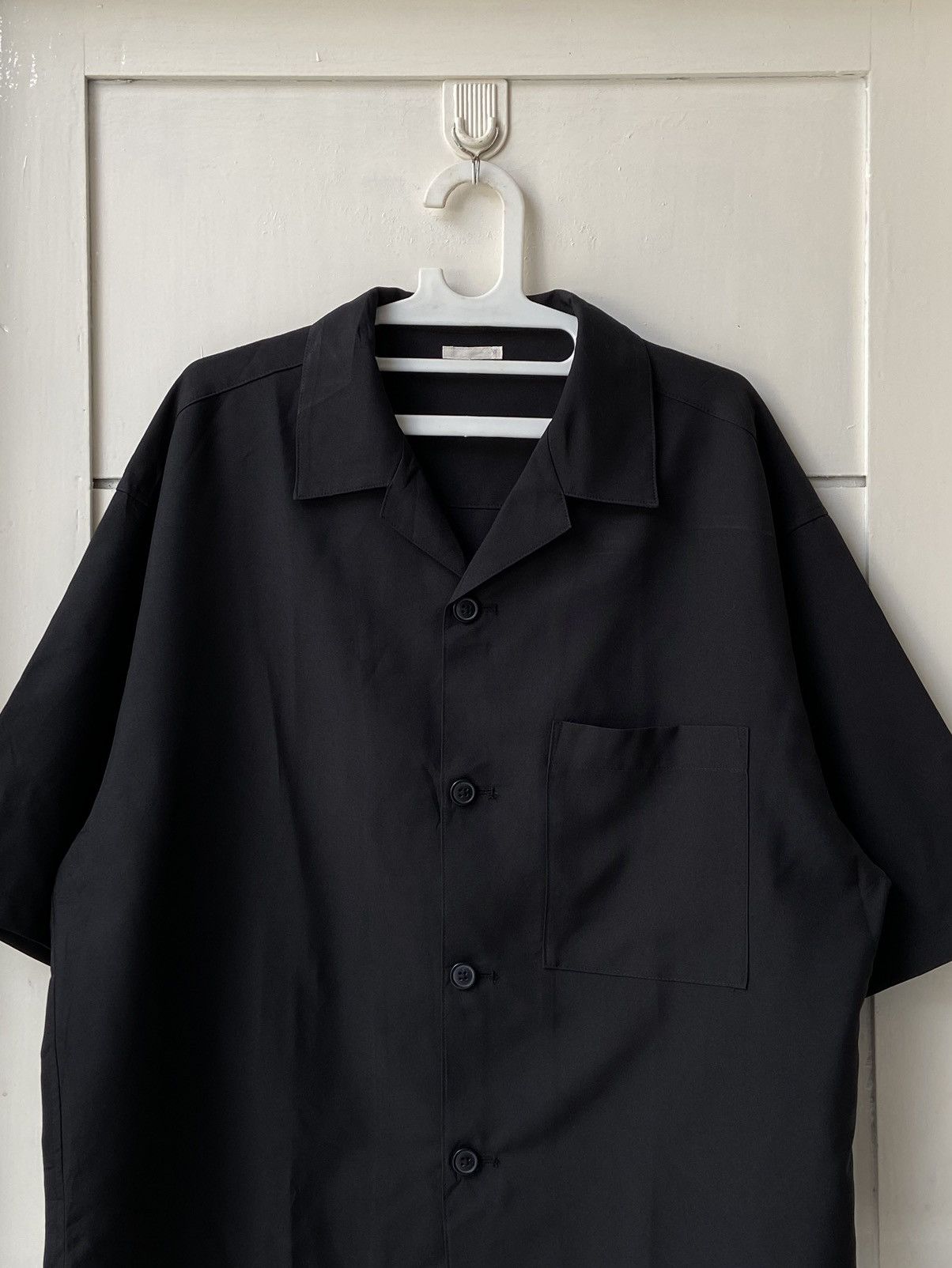 GU GU Black Boxy Oversize Shirt Size US XL / EU 56 / 4 - 2 Thumbnail