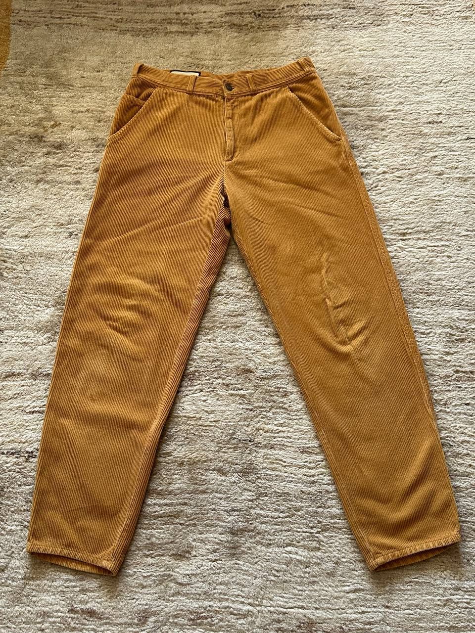 Gucci Gucci Mustard Corduroy Pants Size US 33 - 1 Thumbnail