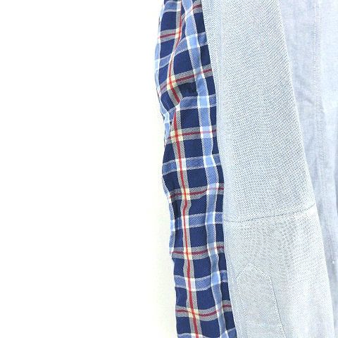 Junya Watanabe Shirt Checkered Panel Button-down Long Sleeve Chambray Blue Size US S / EU 44-46 / 1 - 4 Thumbnail