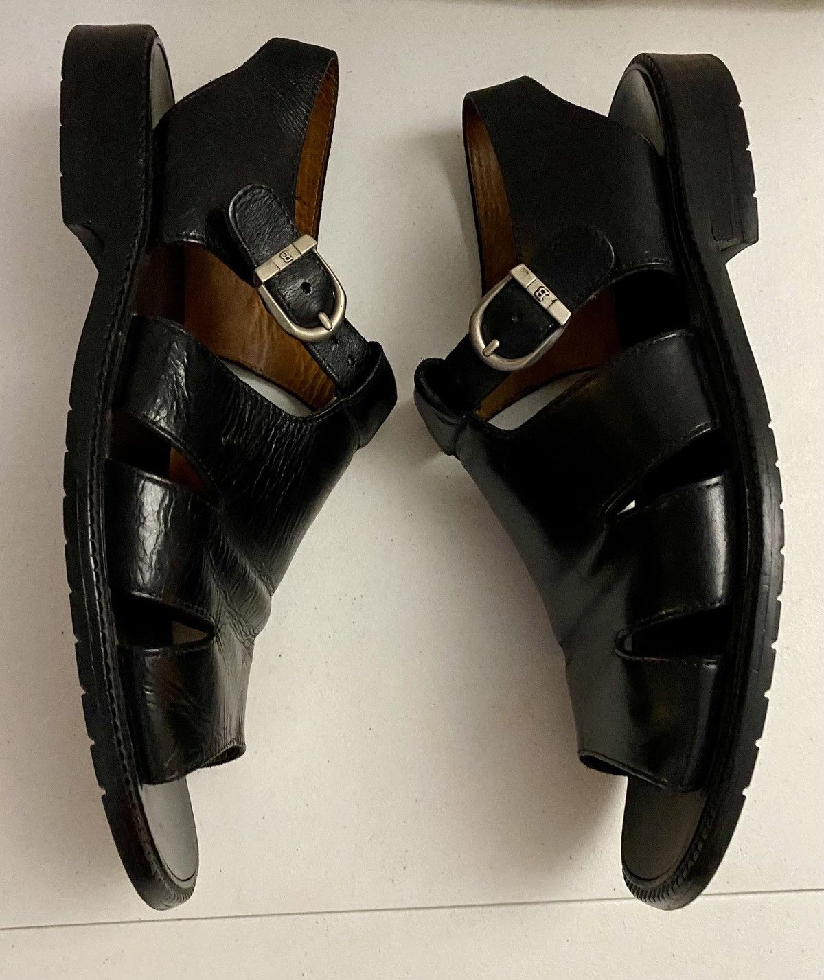 Bally Vintage Bally Panonico Fisherman Gurkha Sandals 12 US EUC Size US 12 / EU 45 - 4 Thumbnail
