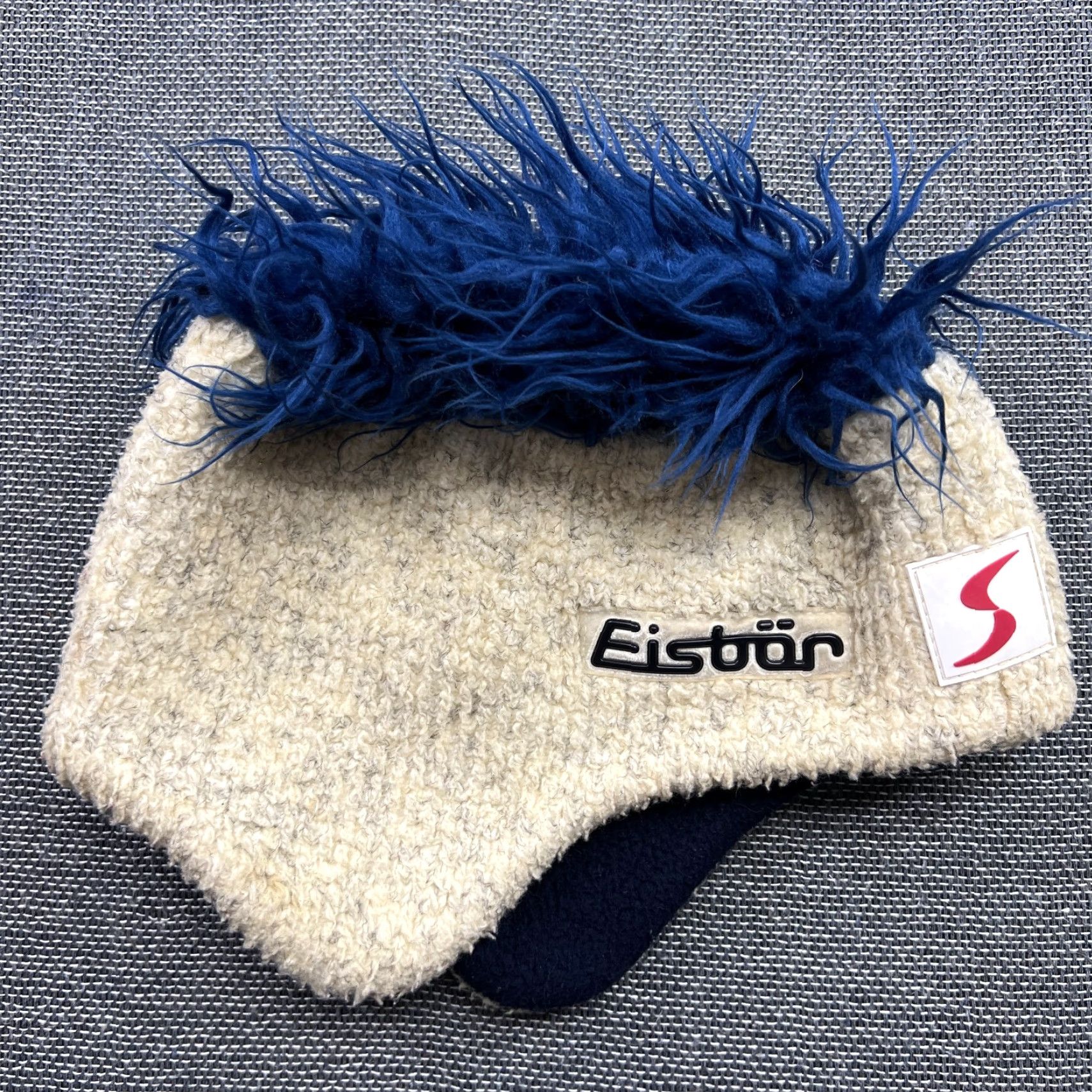 Vintage VINTAGE Eisbar Beanie Hat Size 55 Fleece Punk Fur Insulated Ski Beige Beanie Unisex Adults Mens Womens Size XXL / US 16-18 / IT 52-54 - 2 Thumbnail