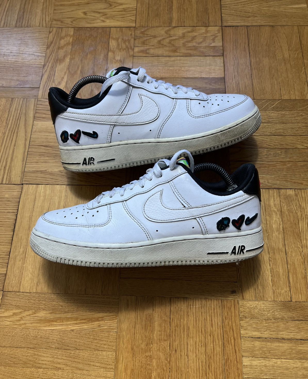 Nike Shoes Nike Air Force 1 Peace Love Nike 07 LV8 Size US 8 / EU 41 - 2 Thumbnail