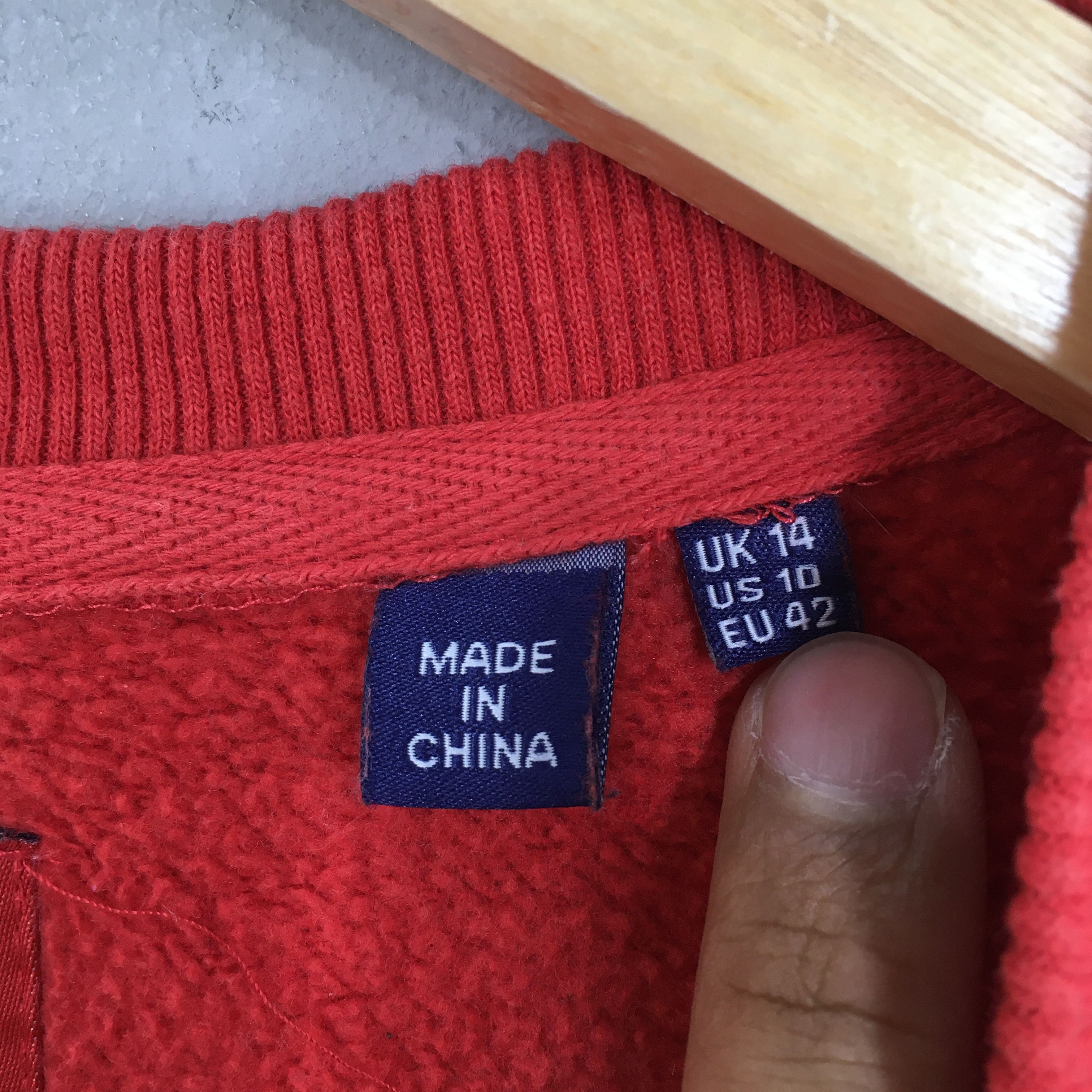 Superdry × Vintage Super Dry Red Streetwear Sweatshirt Size Small Size US S / EU 44-46 / 1 - 4 Thumbnail
