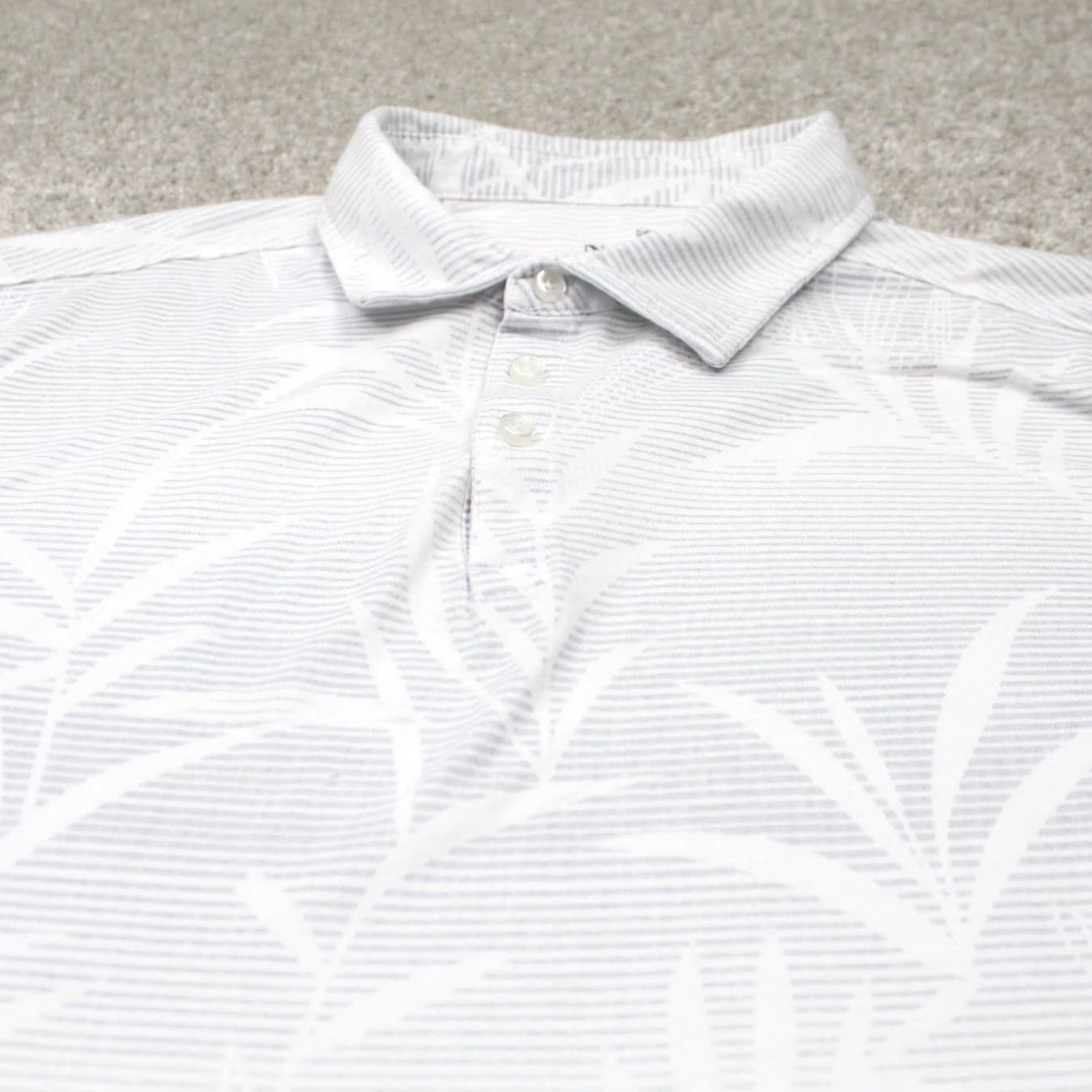 Nat Nast Nat Nast Polo Shirt Mens 2XL Gray Floral Cotton/Poly Short Sleeve Pullover Polo Shirt Mens 2XL Gray Floral Cotton/Poly Short Sleeve Pullover Size US XXL / EU 58 / 5 - 5 Thumbnail