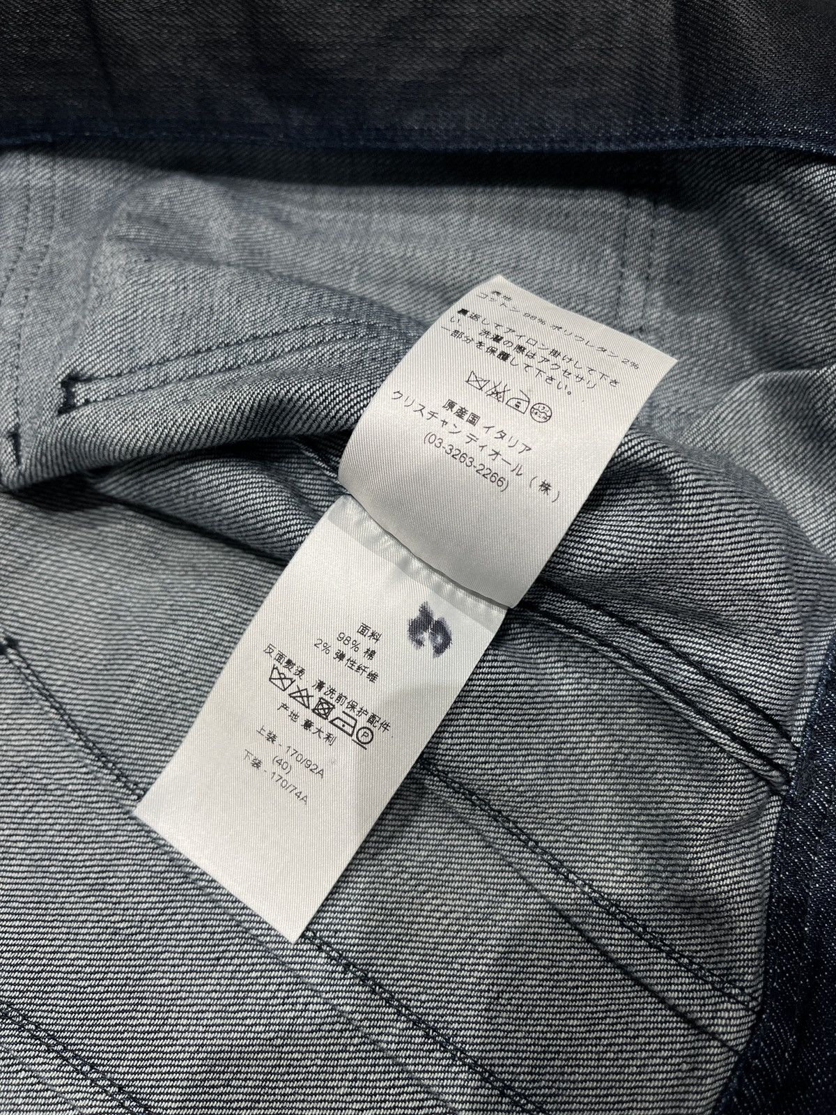 Dior Denim Blazer Waxed Jacket Size ONE SIZE - 7 Thumbnail