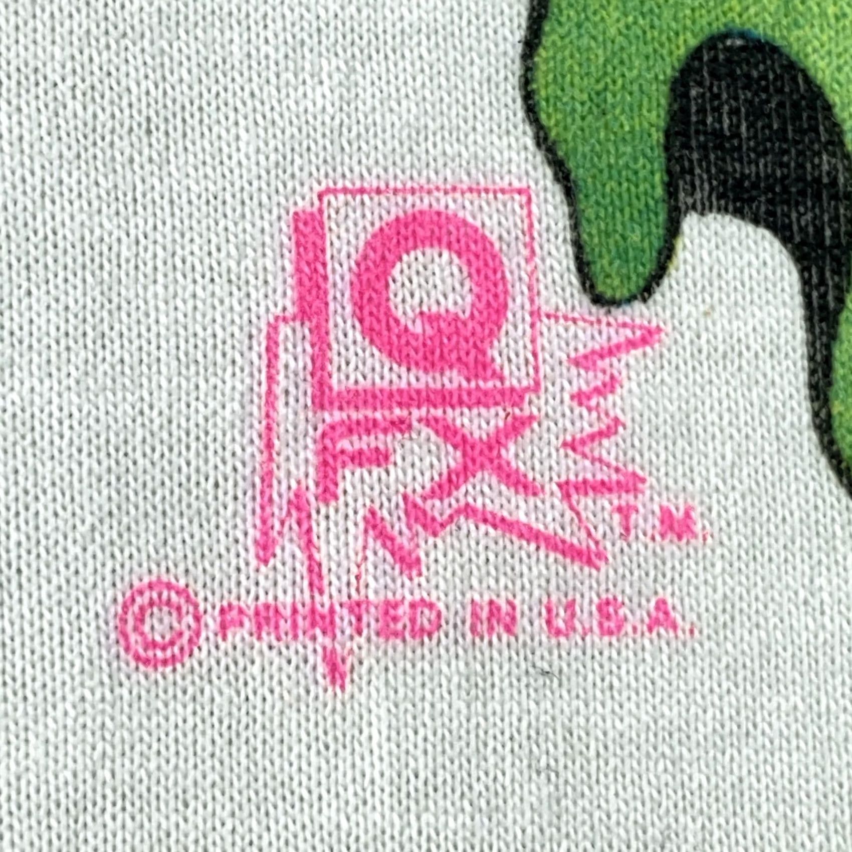 Vintage VINTAGE Screen Stars Best Tattoo Shirt Mens M/L White Phoenix Dragon Graphic Made USA 90s QFX Tee Size US M / EU 48-50 / 2 - 3 Thumbnail