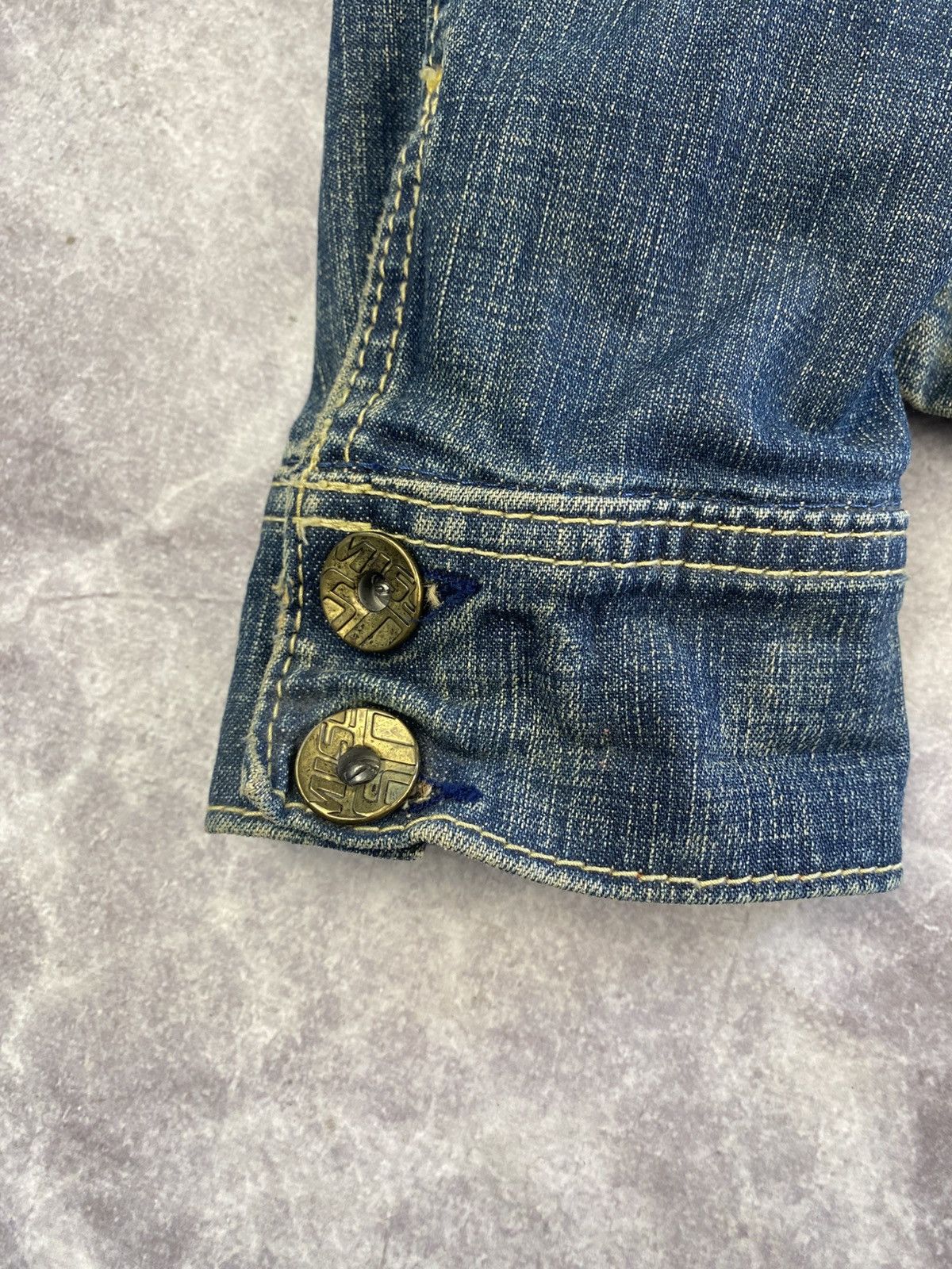 Miss Sixty Miss Sixty Distressed Denim Jacket Y2K Size S / US 4 / IT 40 - 4 Thumbnail