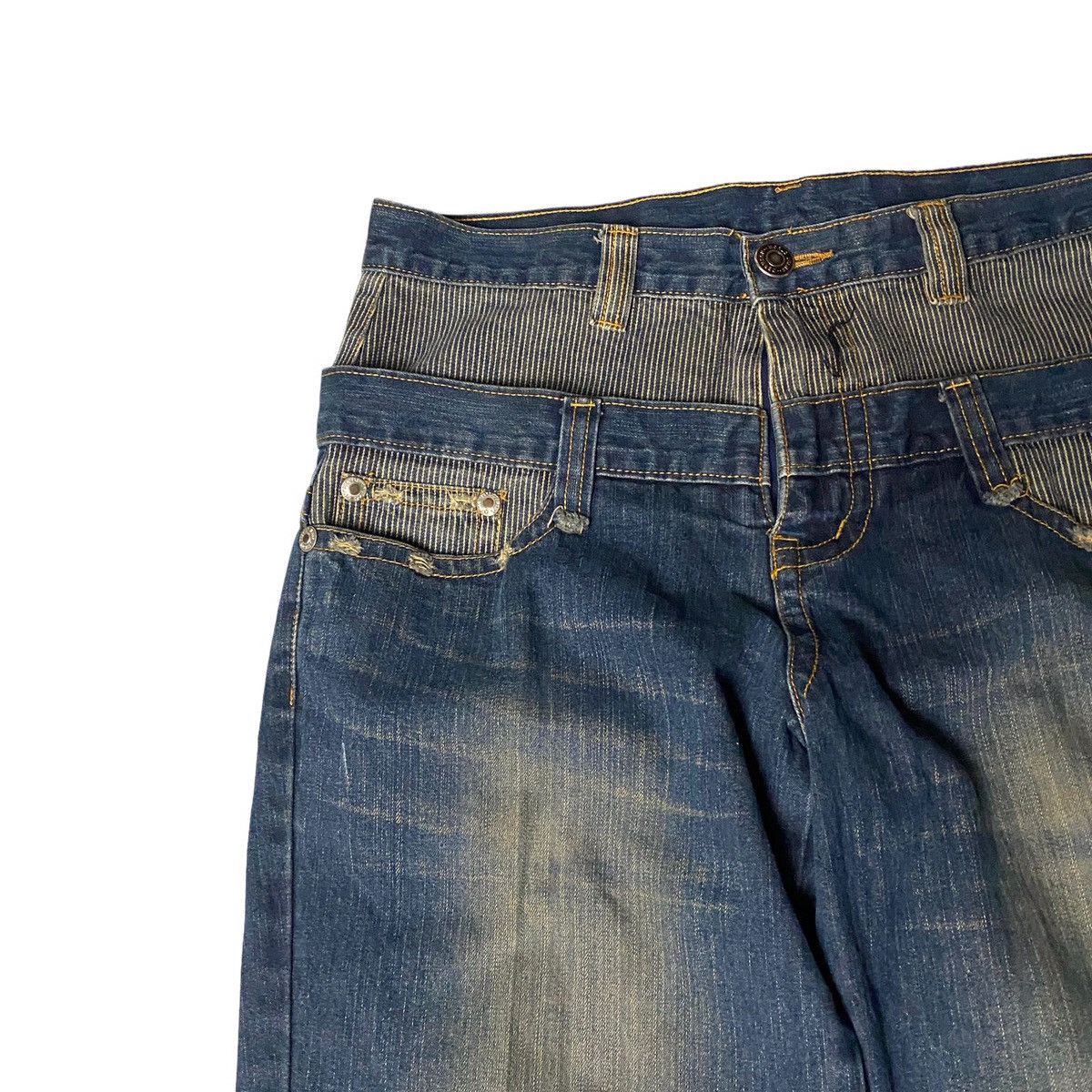 If Six Was Nine Double Waist Japanese Denim Straight Cut Lgb ifsixwasnine Size US 30 / EU 46 - 5 Thumbnail