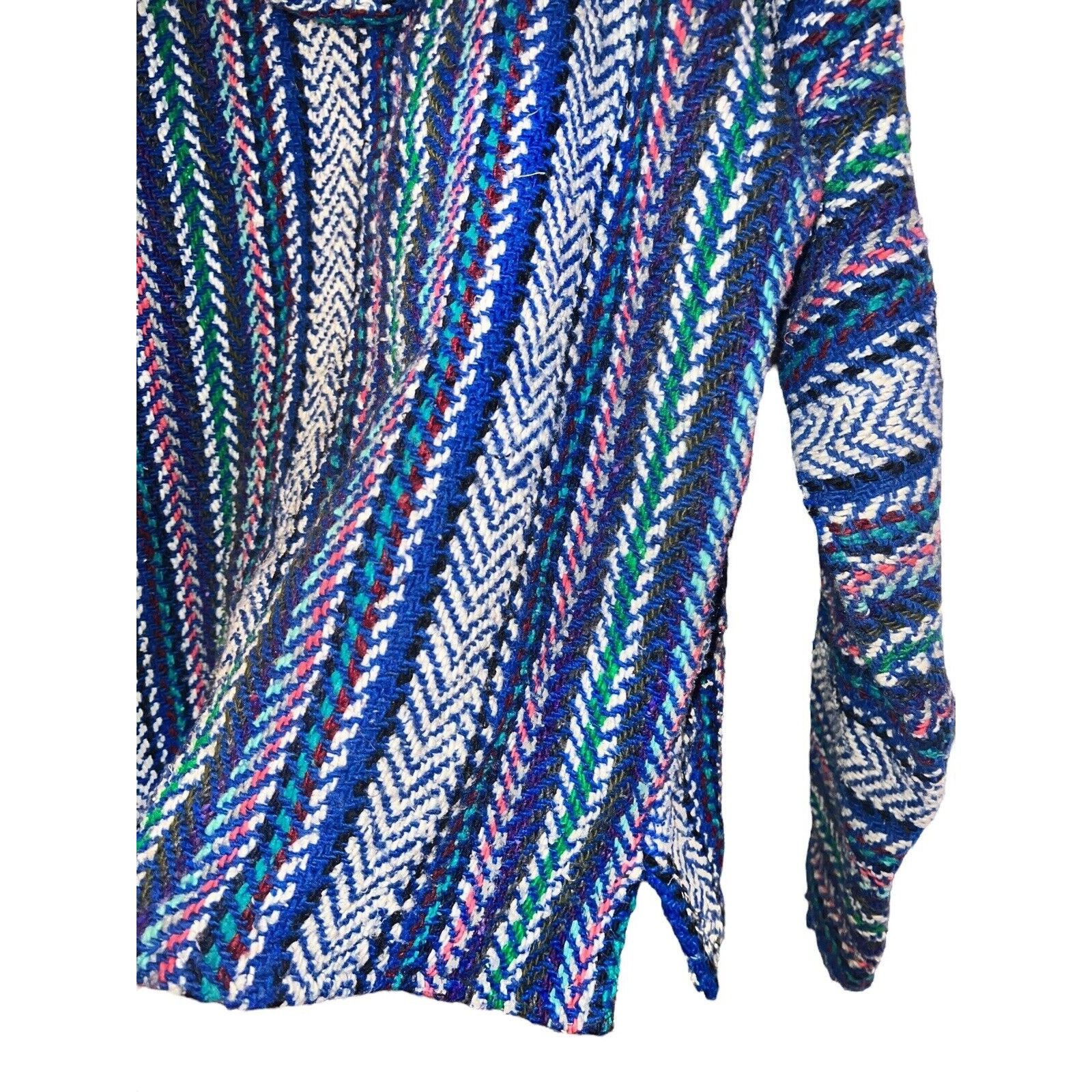 Baja Joe Baja Joe Hoodie Poncho Medium Drug Rug Blue/Green/White/Pink Size US M / EU 48-50 / 2 - 6 Thumbnail