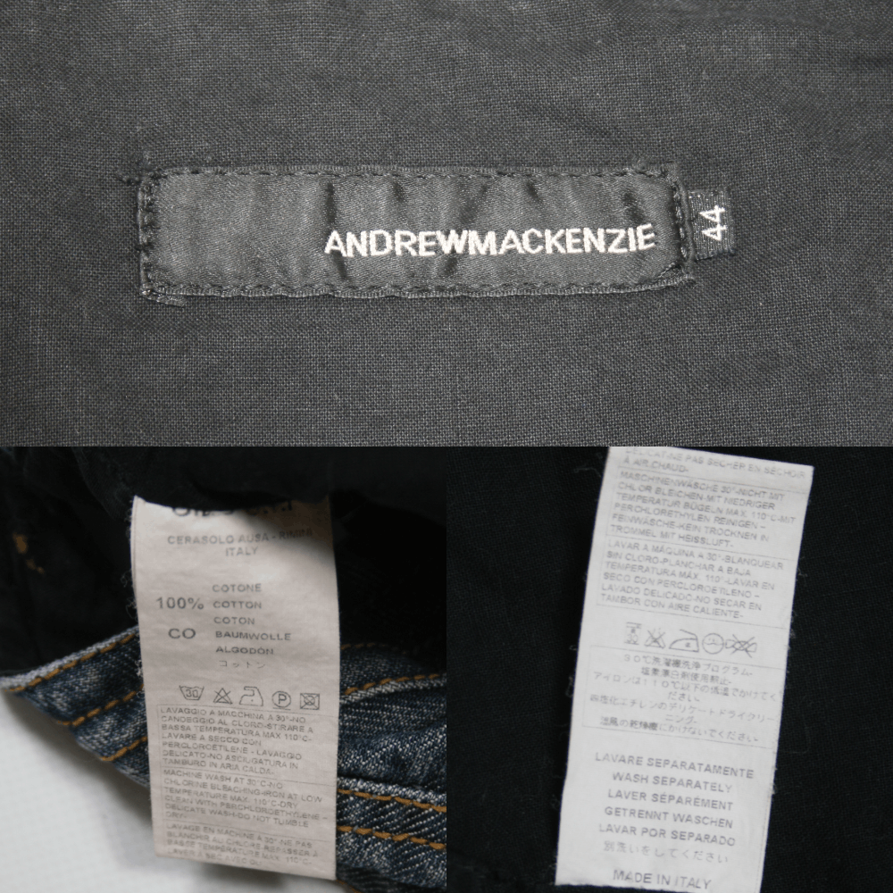 Andrew Mackenzie S/S2004 Denim Crop Top Vintage Size M / US 6-8 / IT 42-44 - 8 Thumbnail