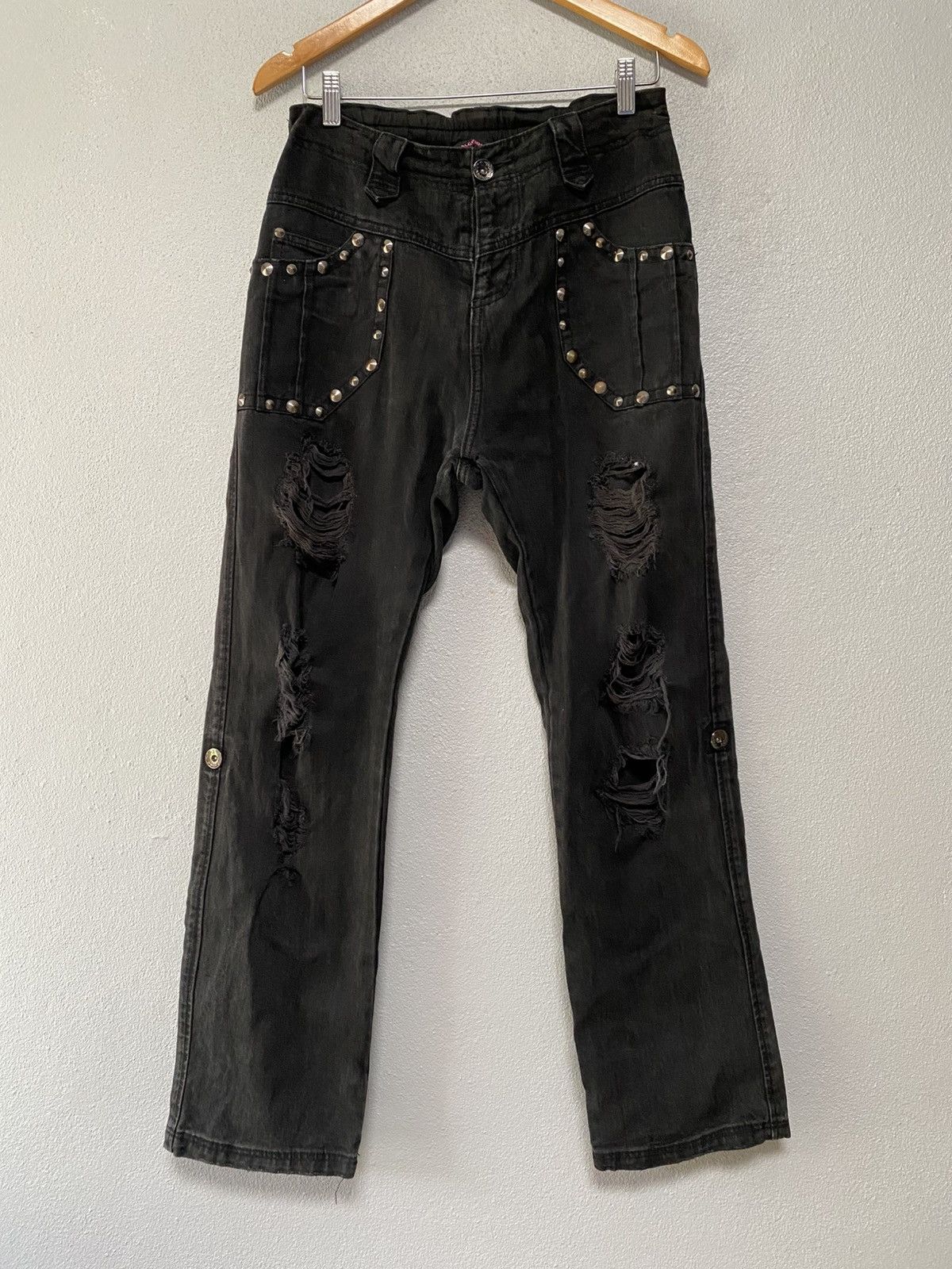 Algonquins stud distressed jeans if six was nine style