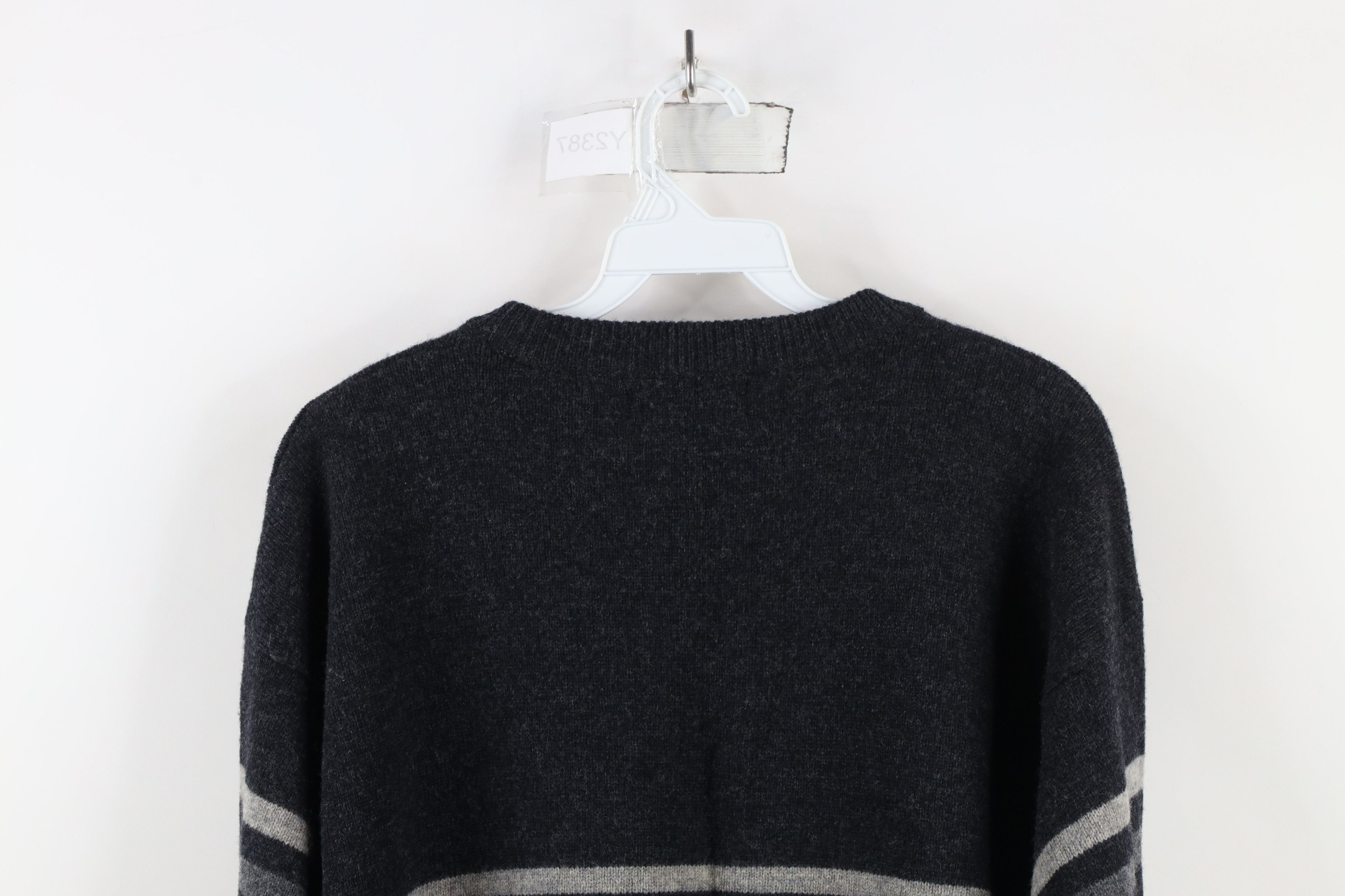 Vintage Vintage 90s Streetwear Lambswool Knit Crewneck Sweater Size US L / EU 52-54 / 3 - 11 Thumbnail