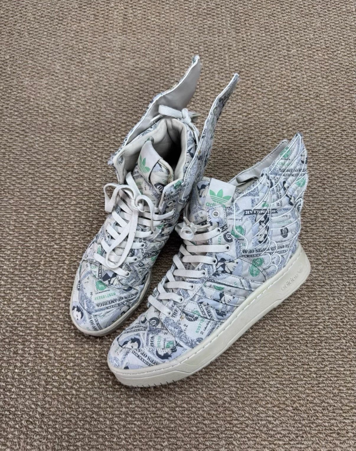 Adidas Adidas Jeremy Scott JS Wings 2.0 Dollar G95773 K37 Size US 9.5 / EU 42-43 - 1 Thumbnail