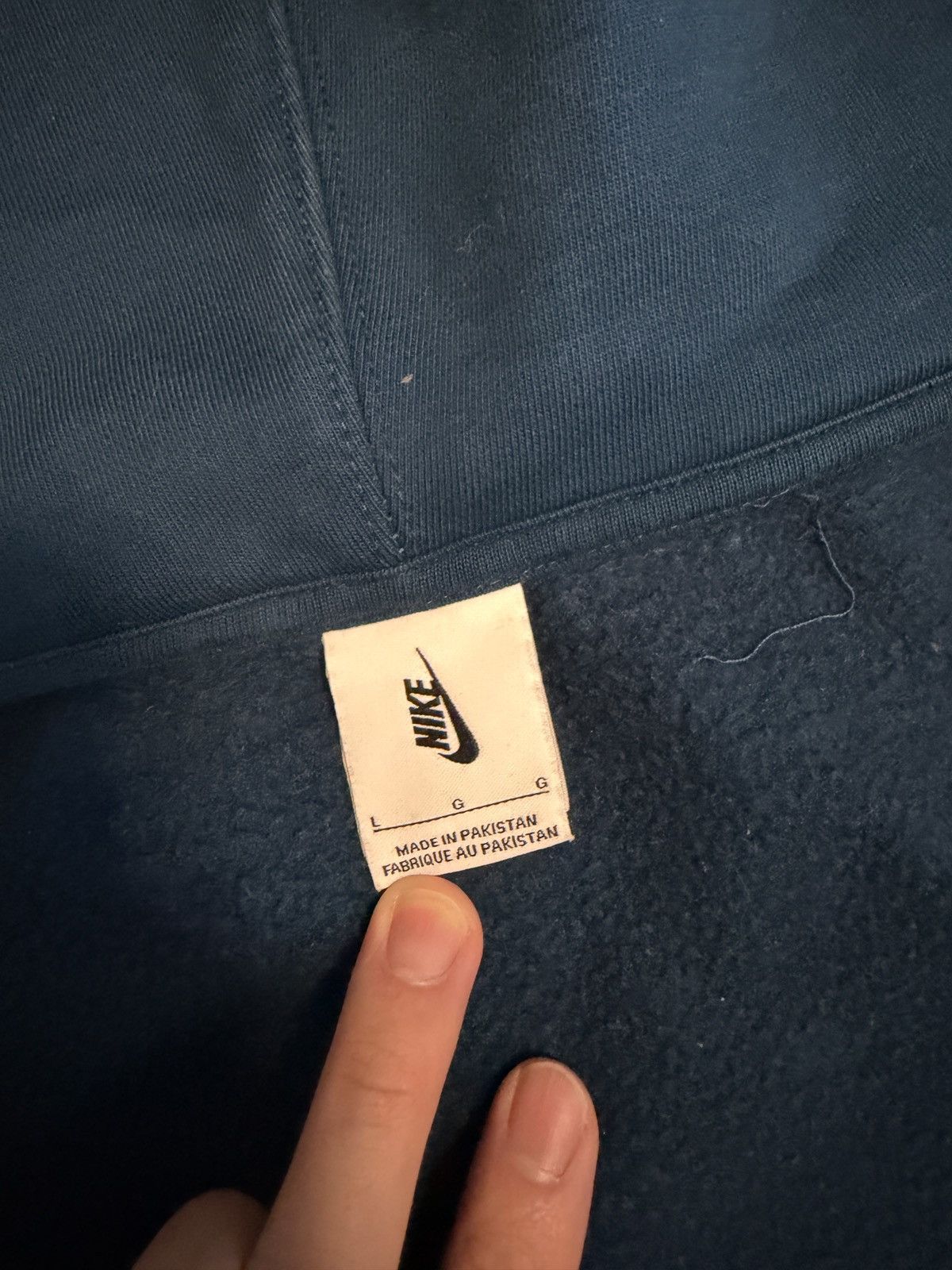 Nike Nike Blue Fleece Zip Up Size US L / EU 52-54 / 3 - 6 Thumbnail