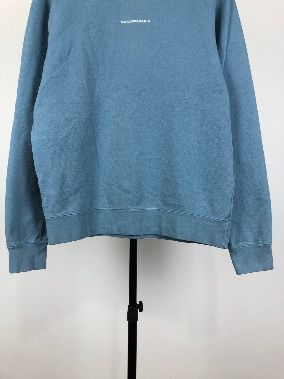 Sandro Sandro Paris Sweatshirt Crewneck Center Embroidered Logo S Size US S / EU 44-46 / 1 - 3 Thumbnail