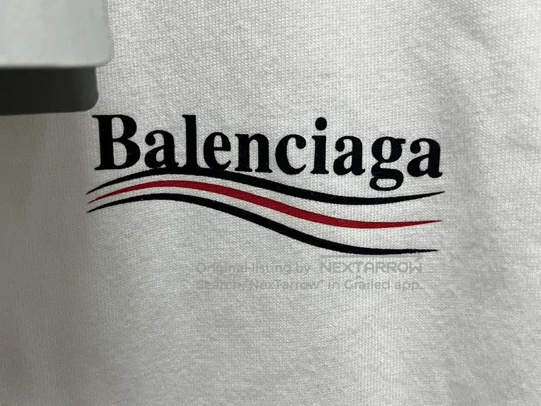 Balenciaga Balenciaga White Wave Short Sleeve T-Shirt Size US XS / EU 42 / 0 - 4 Thumbnail