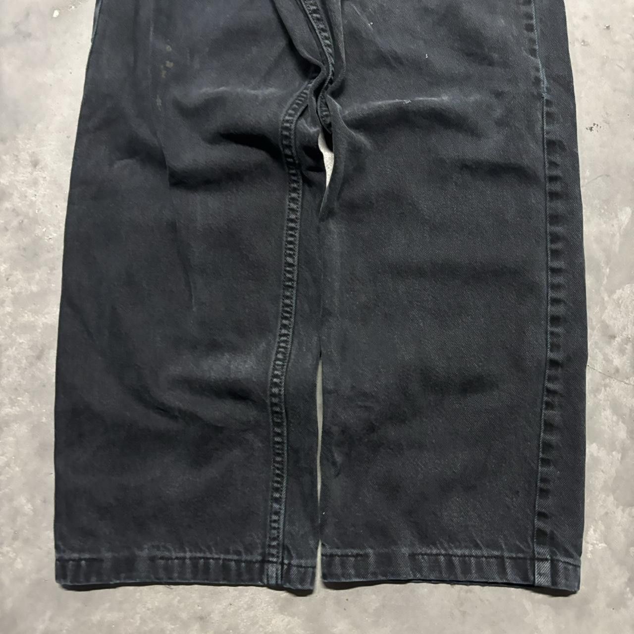 Japanese Brand × Vintage Crazy Vintage Y2K/2000s Grunge Faded Black Denim Jeans! Size US 30 / EU 46 - 6 Thumbnail