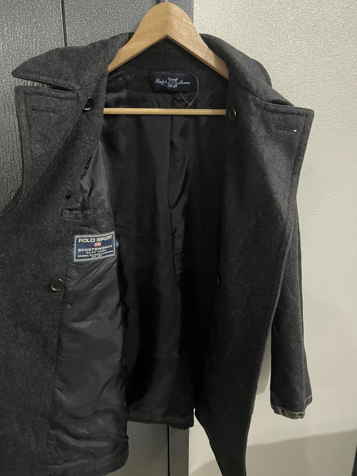 Polo Ralph Lauren RALPH LAUREN POLO SPORTS DOUBLE BREASTED PEACOAT Size M / US 6-8 / IT 42-44 - 11 Thumbnail