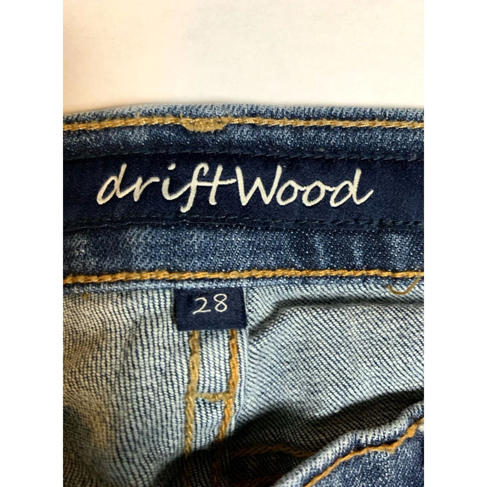 Vintage Driftwood Marilyn Jeans Womens Skinny Regular Size 28 Blue Denim Distressed Boho Minimalist Festival Bohemian Pockets Stretch Regular Fit Womens Size 28" / US 6 / IT 42 - 5 Thumbnail