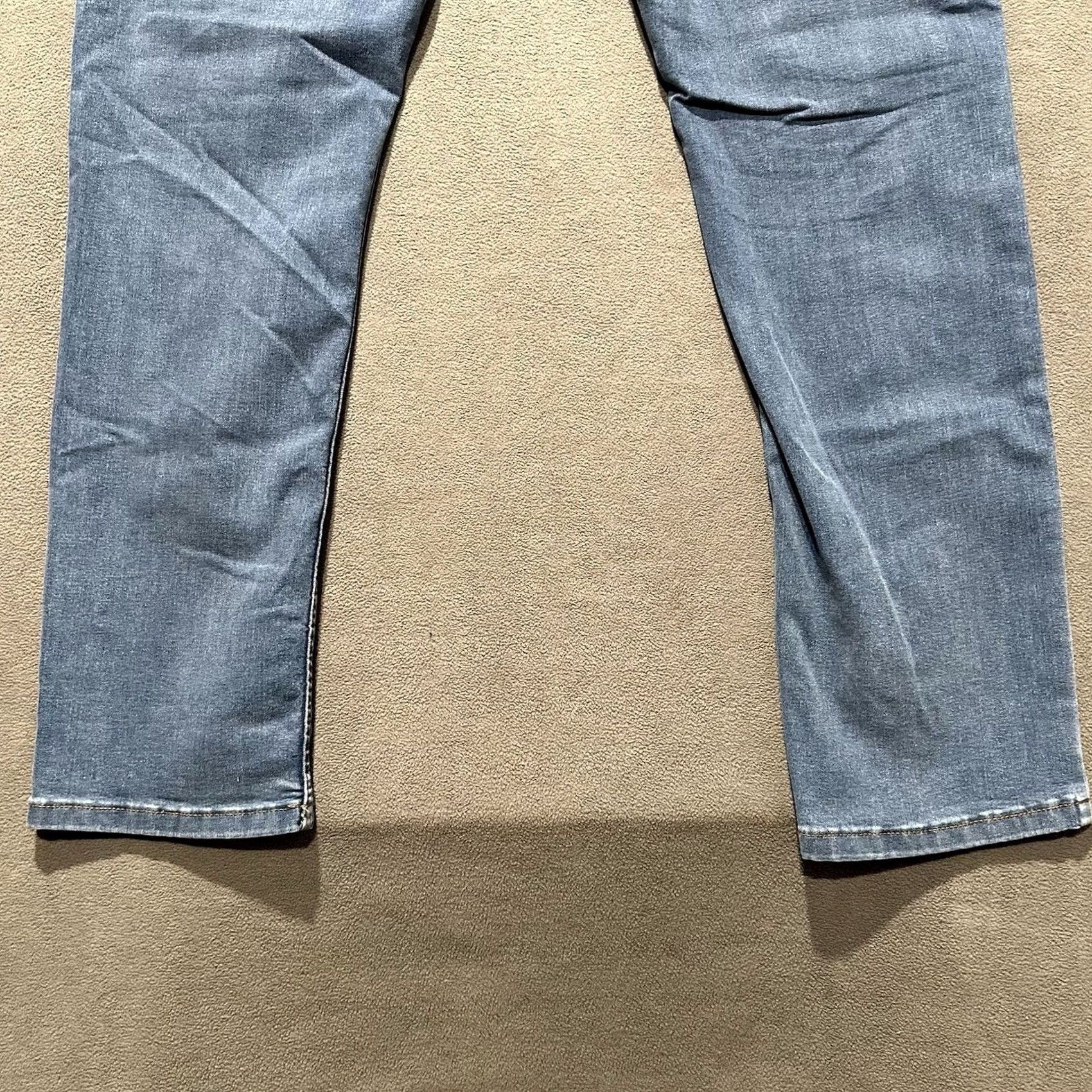 Denime The Perfect Jean NYC Jeans Men 42x36 Blue Skinny Fit Stretch Denim EUC Size US 42 / EU 58 - 6 Thumbnail