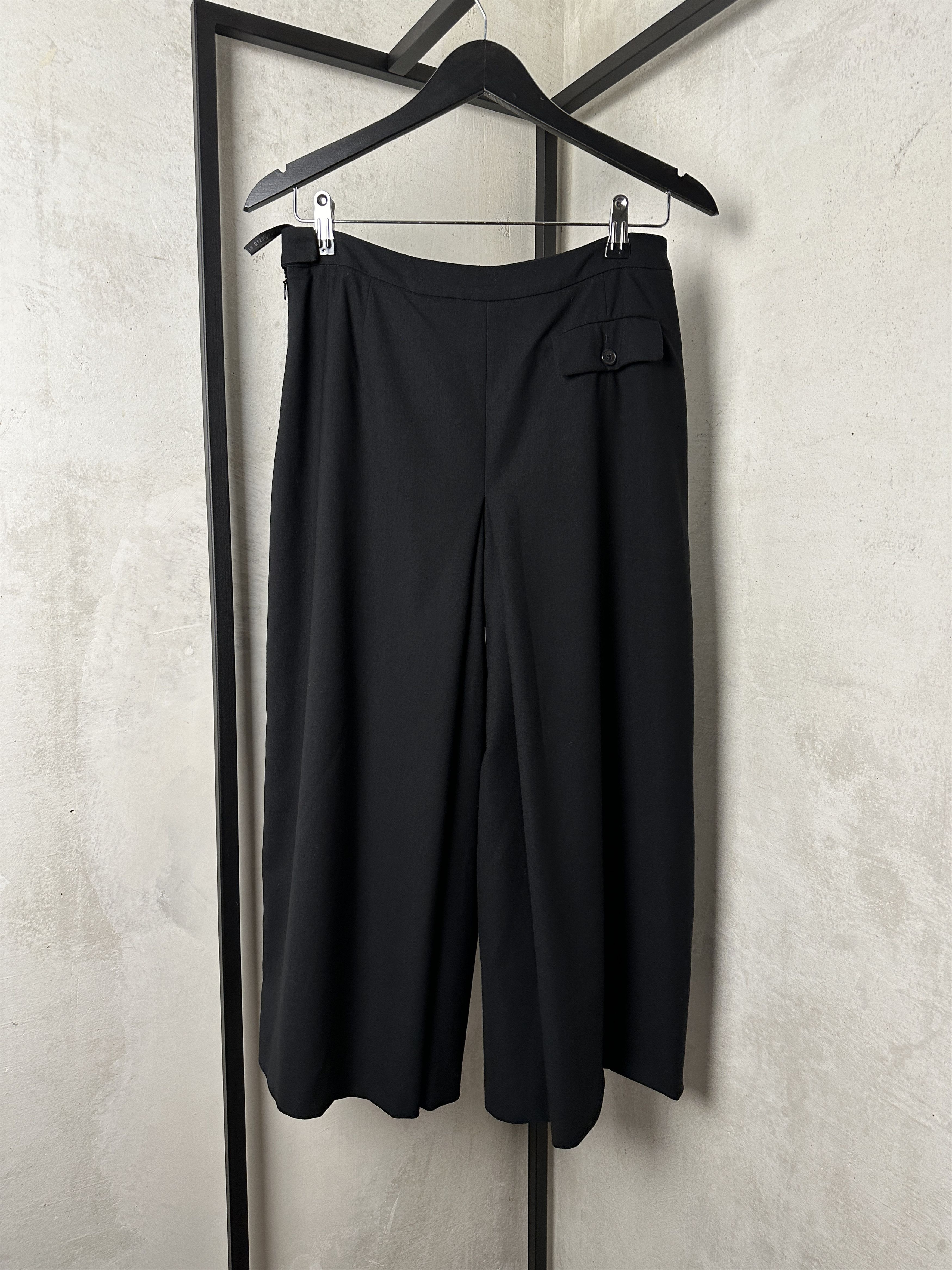 Maison Margiela Maison Margiela Black Cupro Culottes Size 28" / US 6 / IT 42 - 2 Thumbnail