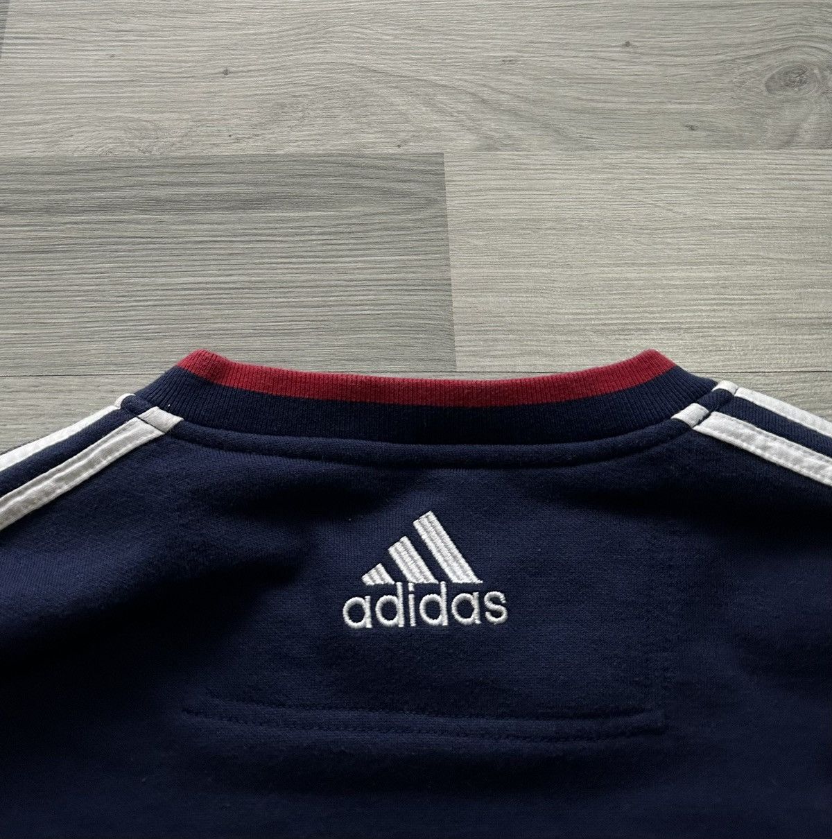 Adidas Vintage oversize sweatshirt Adidas 90s big logo Size US L / EU 52-54 / 3 - 8 Thumbnail