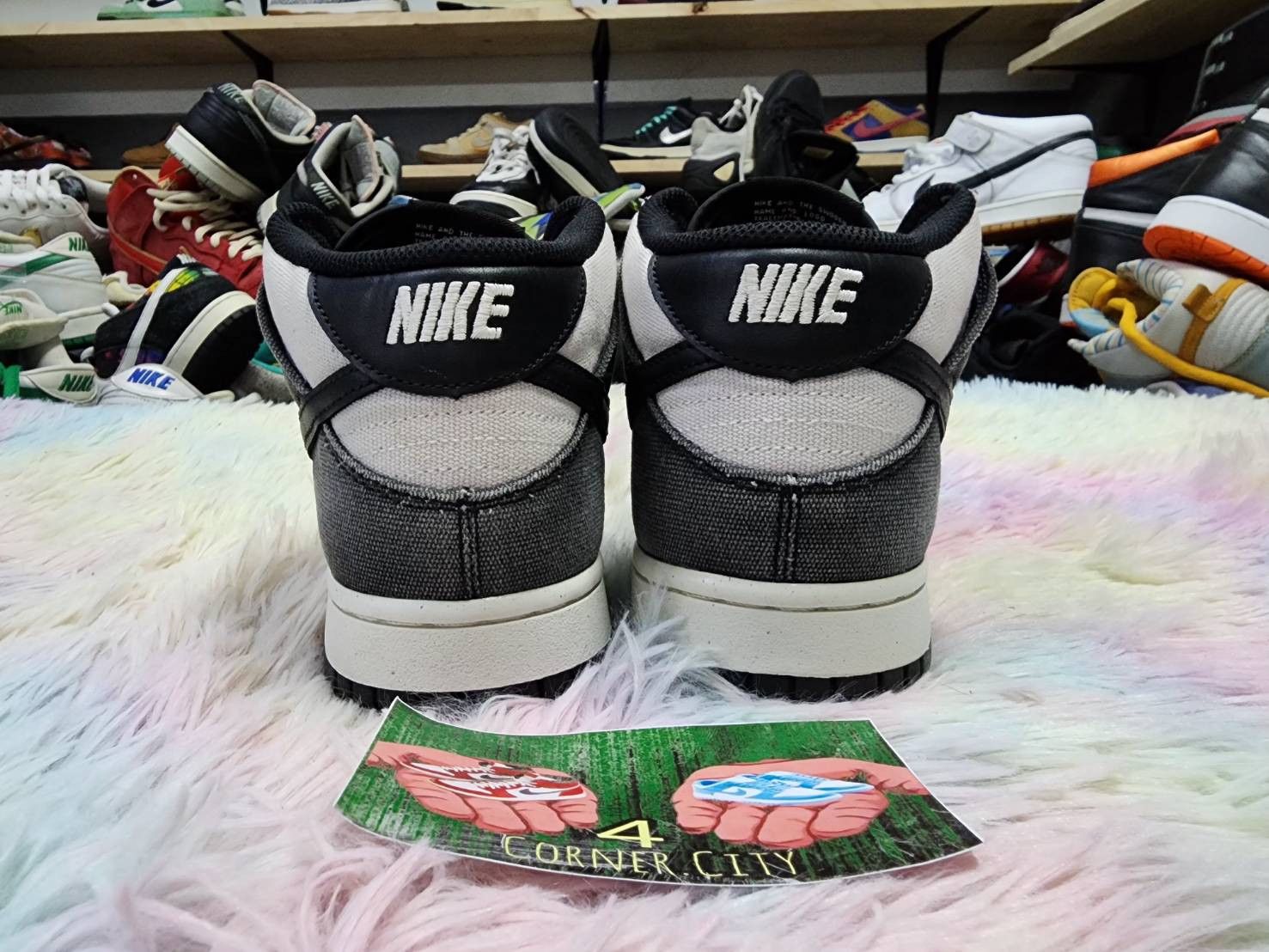 Nike Nike Dunk Mid Panda Sali Black Canvas Size US 9 / EU 42 - 4 Thumbnail