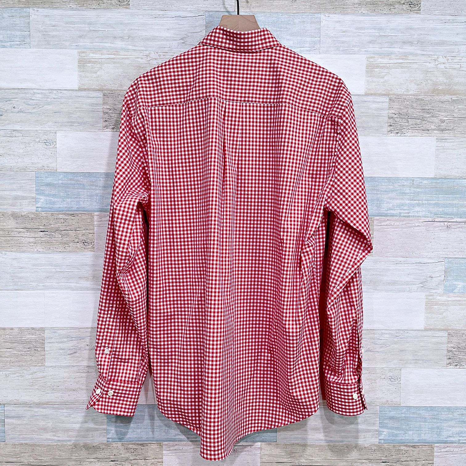 Peter Millar Peter Millar Stretch Twill Shirt Red Gingham Mens Large Size US L / EU 52-54 / 3 - 3 Thumbnail