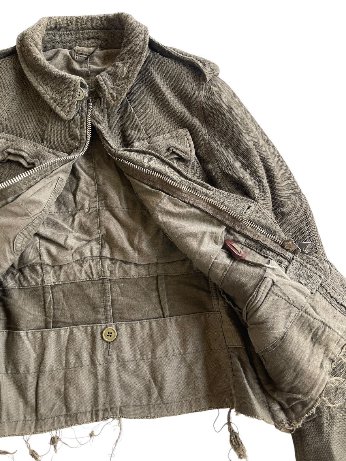 Maison MIHARA YASUHIRO AW05 Miharayasuhiro distressed Pattern cargo jacket Size M / US 6-8 / IT 42-44 - 15 Thumbnail
