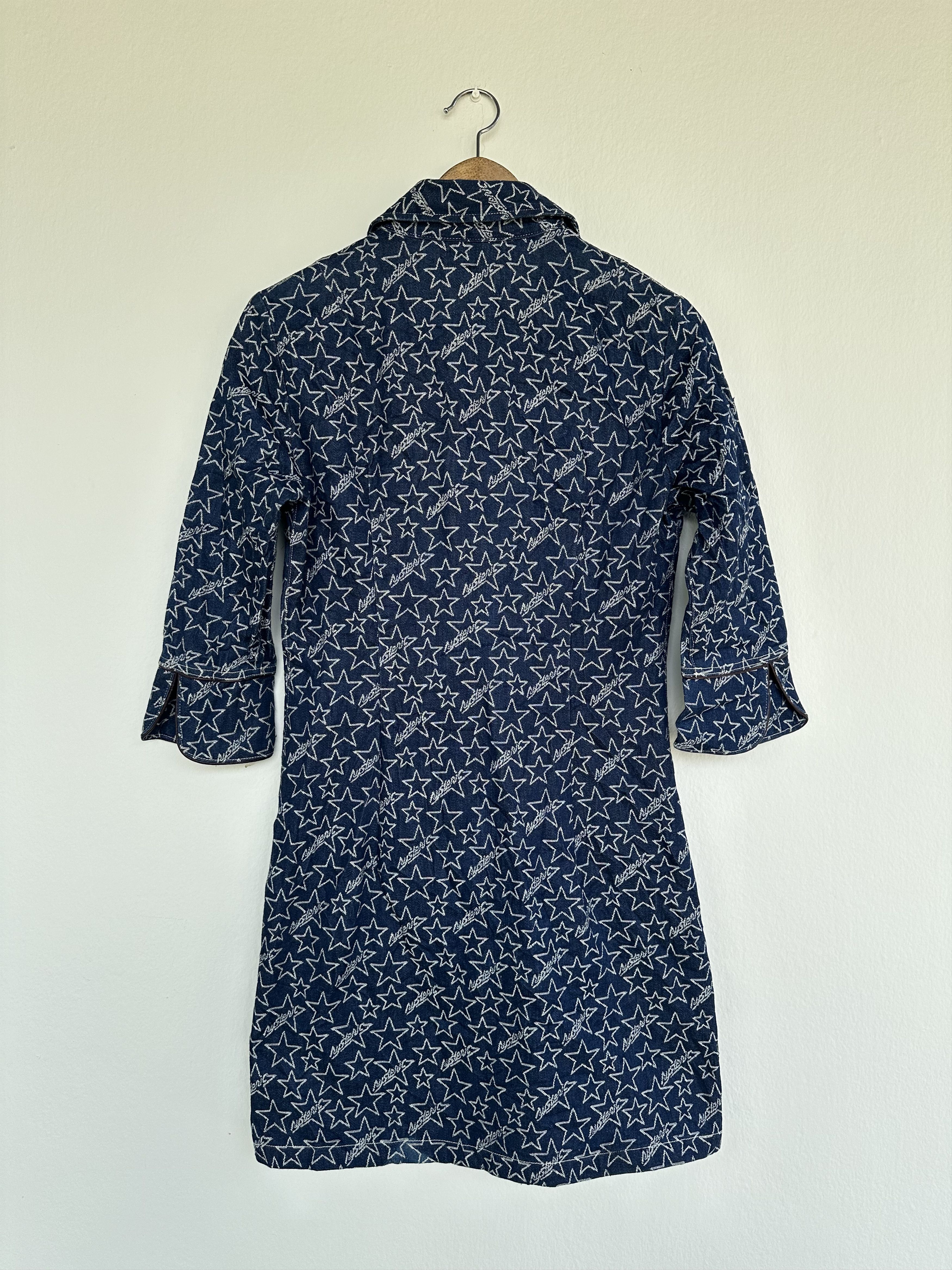 Hysteric Glamour Vintage Hysteric Glamour Full Print Long Denim Jacket Size M / US 6-8 / IT 42-44 - 8 Thumbnail