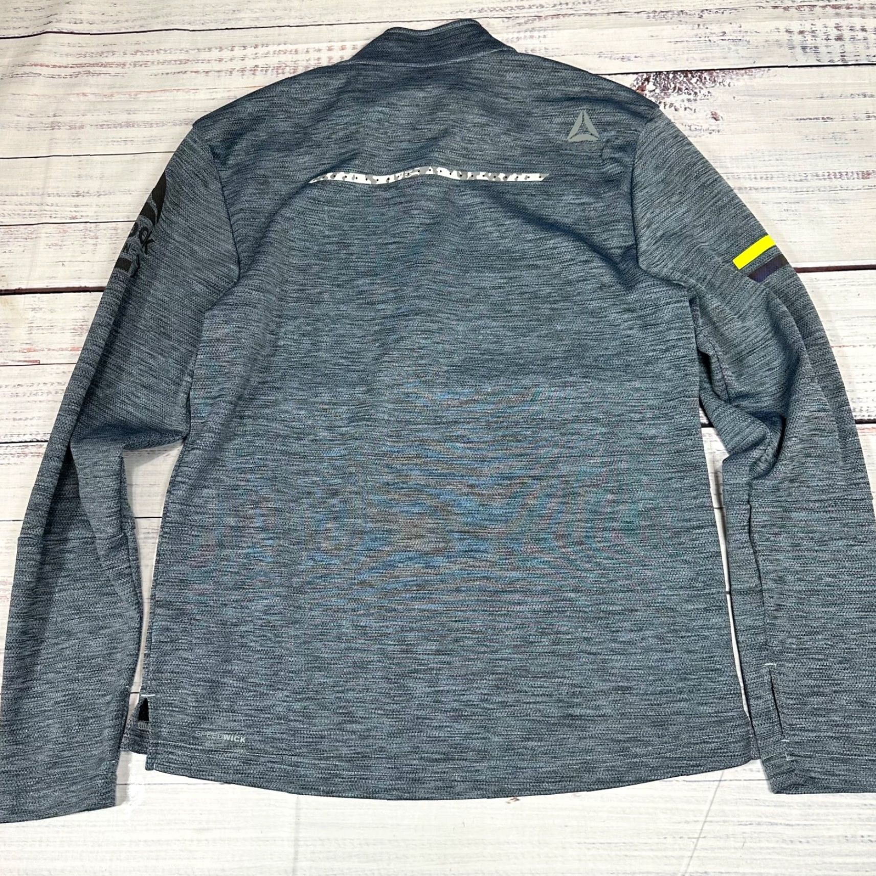 Reebok Reebok Womens Speed Wick 1/2 Zip Pullover Top M Gray Running & Jogging Activewear Size M / US 6-8 / IT 42-44 - 4 Thumbnail