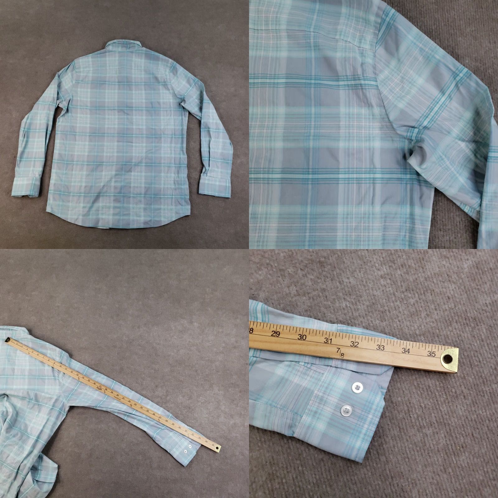 Southern Tide VINTAGE not applicable; ignore. Title: Southern Tide Shirt Men Medium Blue Plaid Button Down Long Sleeve Stretch Casual Size US M / EU 48-50 / 2 - 8 Thumbnail