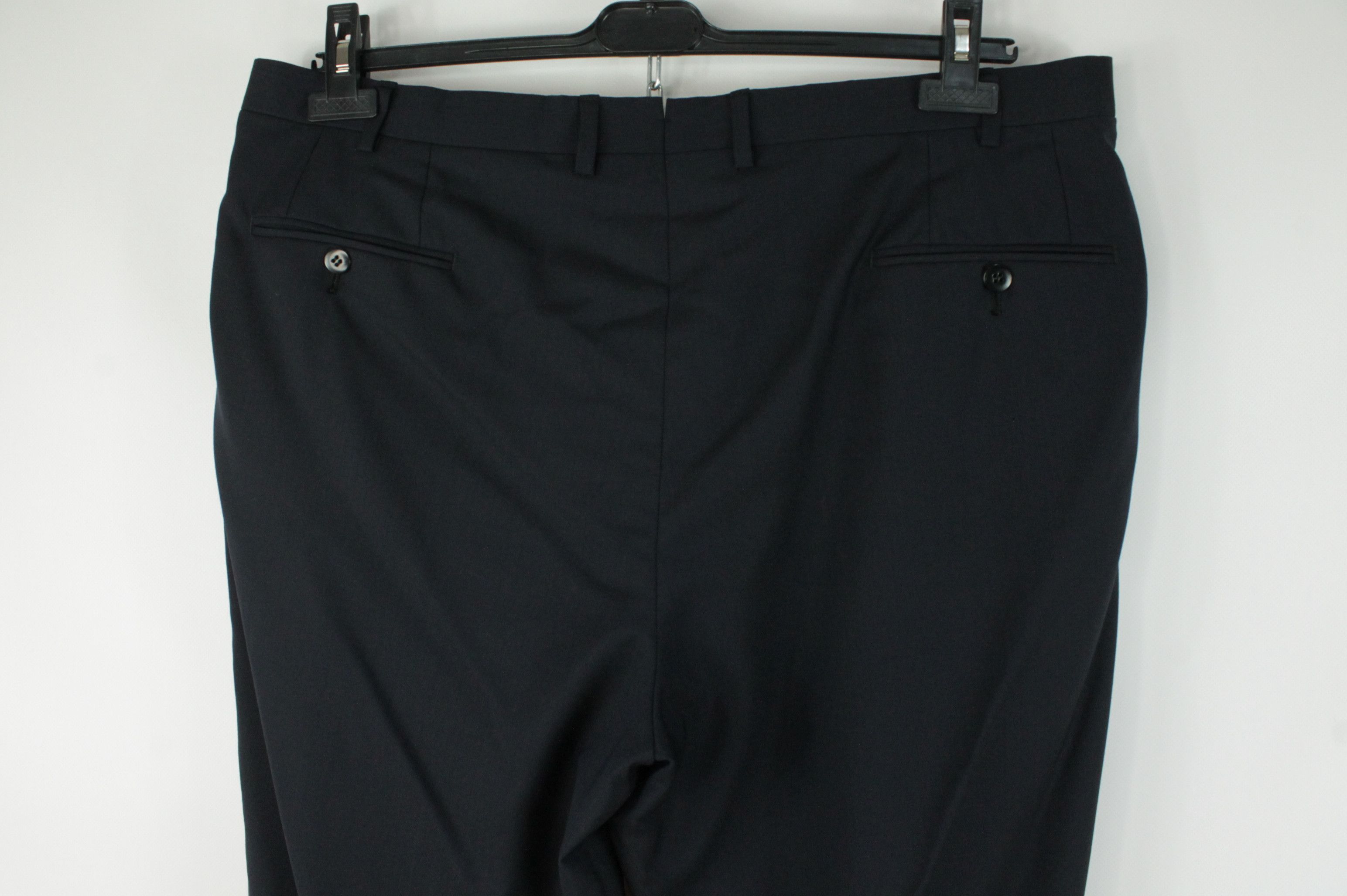 Brioni Brioni Delta Navy Wool Pleated Formal Trousers Pants Size US 42 / EU 58 - 6 Thumbnail