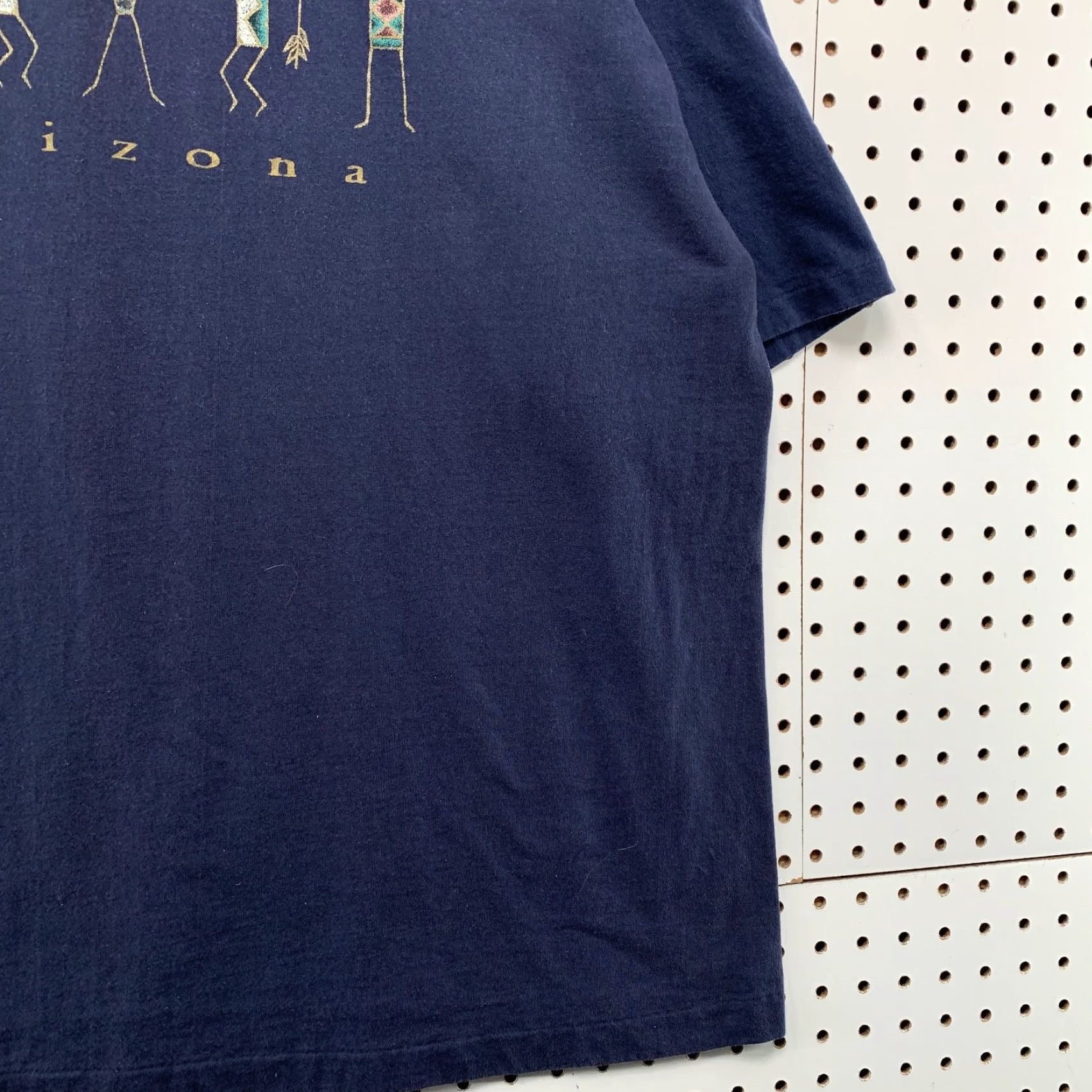 Vintage VINTAGE Arizona Artwork Shirt Mens XL Blue Graphic Print USA Aztec Ancient Shirt Size US XL / EU 56 / 4 - 7 Thumbnail