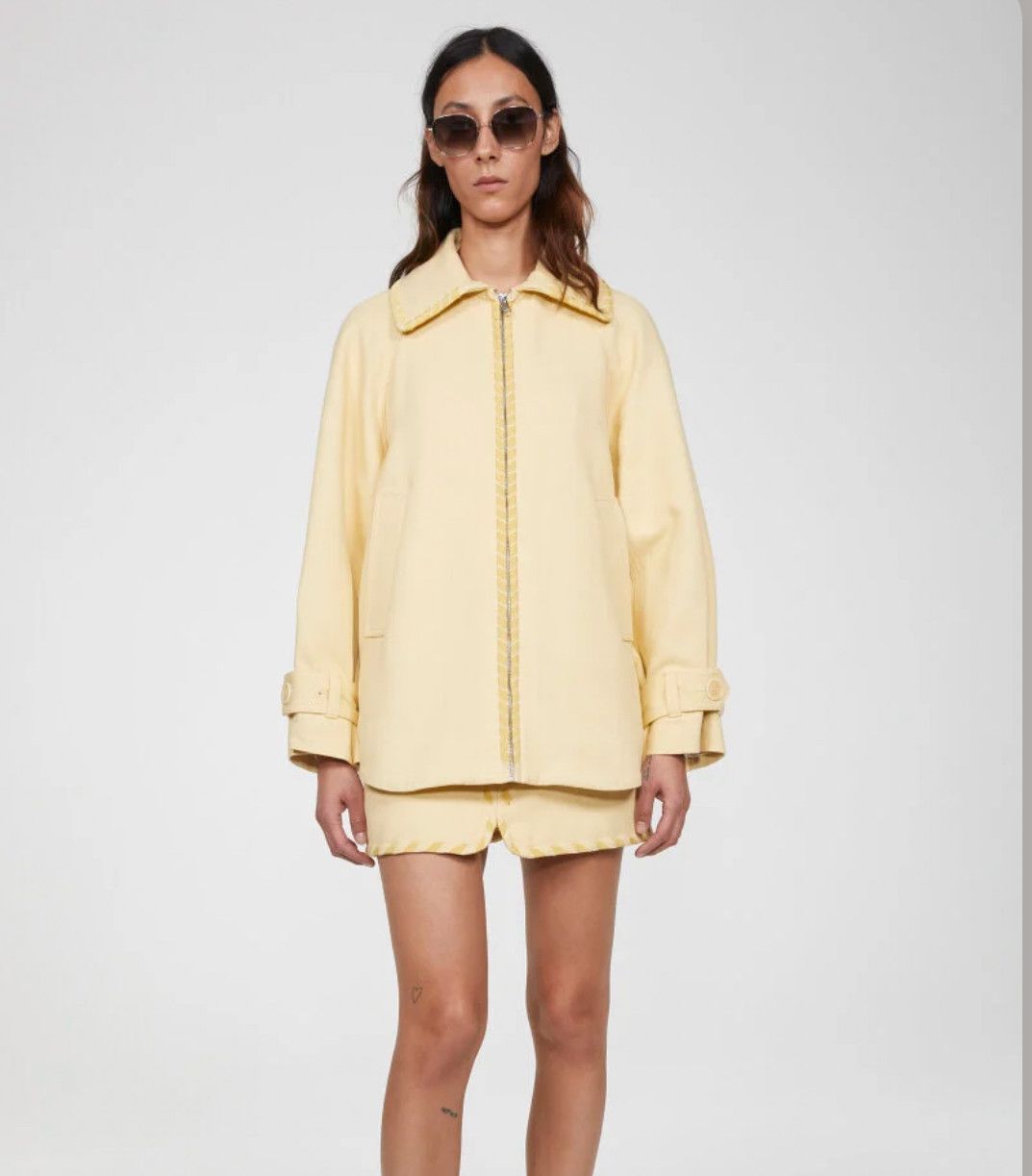image of Rodebjer Aletta Jacket in Yellow, Women's (Size XS)