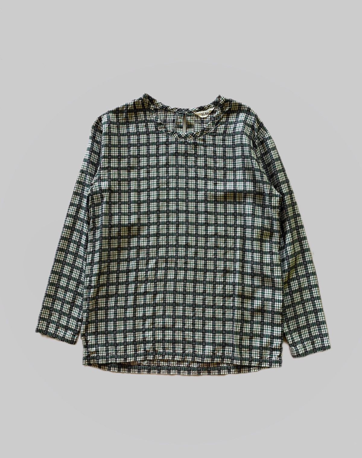Yohji Yamamoto Vintage Y’s Bis Sashiko Plaid Tops Size M / US 6-8 / IT 42-44 - 1 Thumbnail