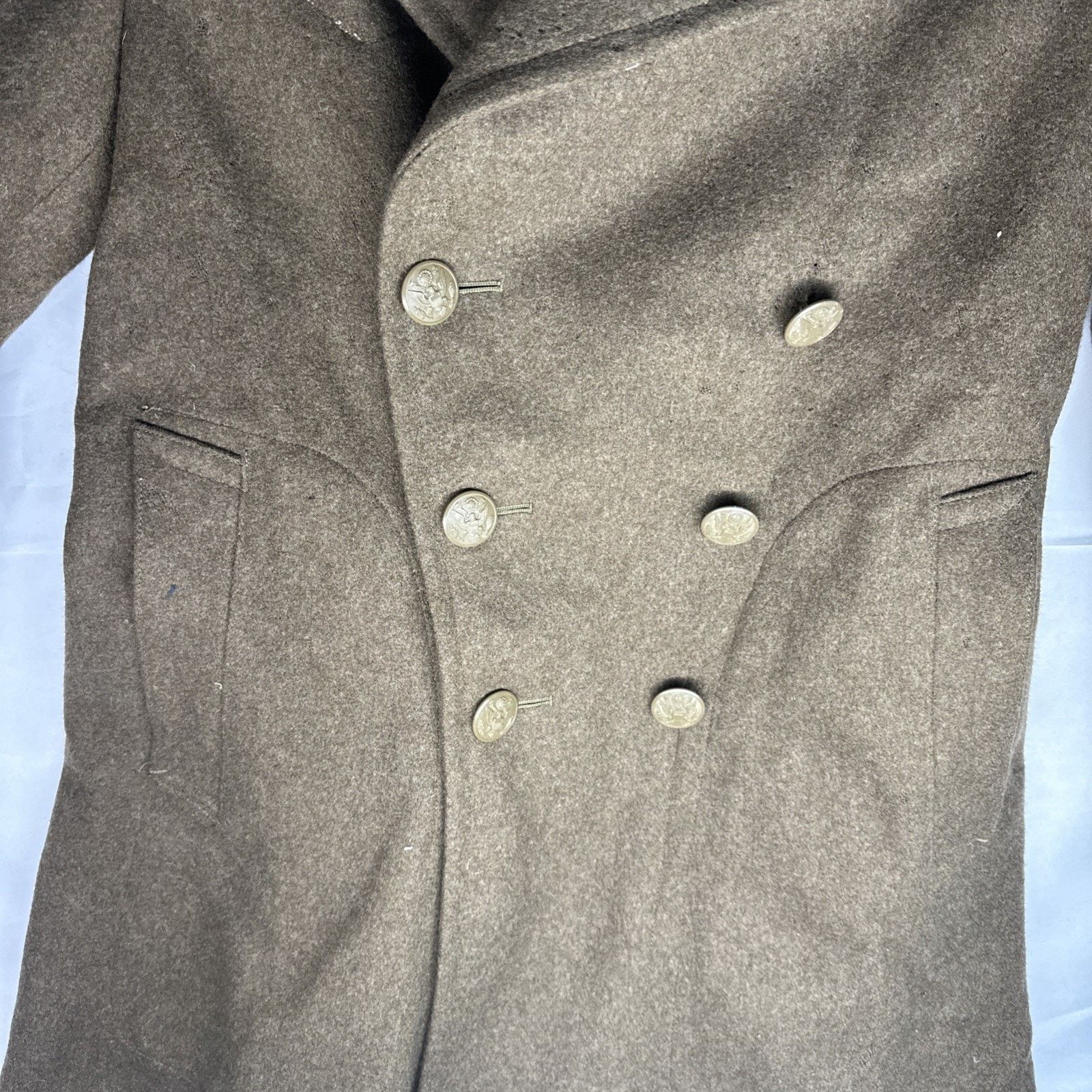 Army Of Me Original USA Army Military Worn during Korean WarSize 38S Size US S / EU 44-46 / 1 - 3 Thumbnail