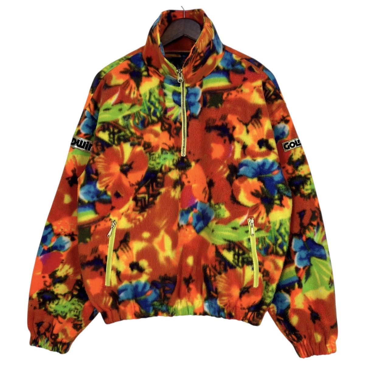 Goldwin × Japanese Brand × Vintage Vintage Goldwin Fleece Pullover Jacket Size US L / EU 52-54 / 3 - 1 Thumbnail