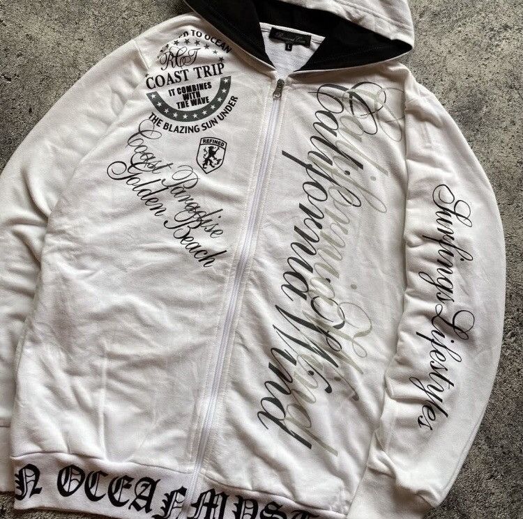 If Six Was Nine × Le Grande Bleu (L.G.B.) Beamount Car Punk Style Zipper Hoodie Size US L / EU 52-54 / 3 - 3 Thumbnail