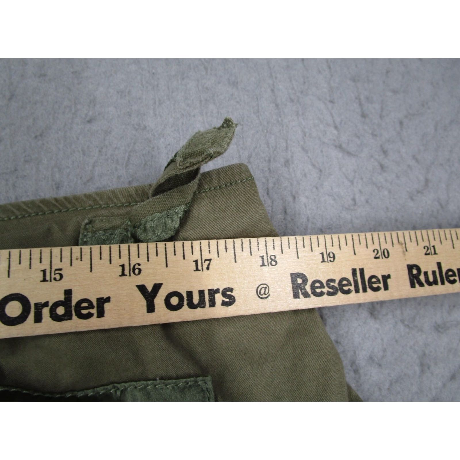 Abercrombie & Fitch Abercrombie & Fitch Pants Women 32 14S Green Stretch Cargo Paratrooper Vintage 90s Casual Army Size 24" / US 00 / IT 34 - 7 Thumbnail