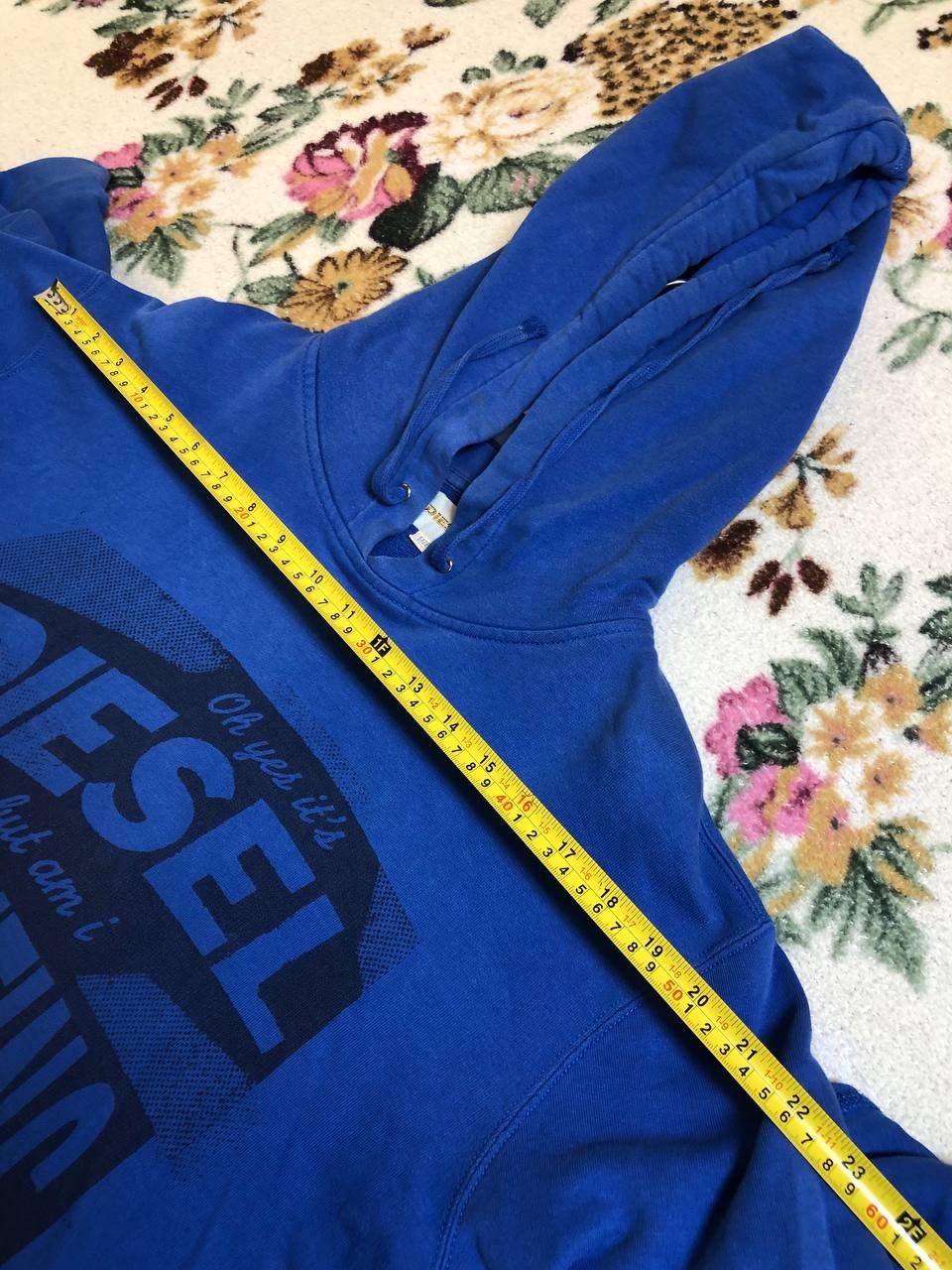 Diesel Vintage Diesel Big Double logo Y2K Hoodie Size US XL / EU 56 / 4 - 14 Thumbnail