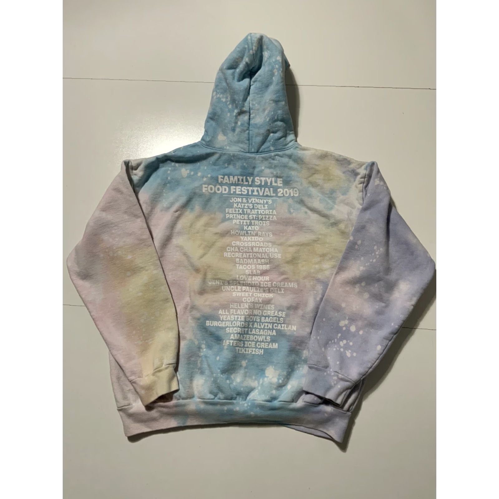 The Hundreds VINTAGE The Hundreds Family Style Food Festival Tie Dye Heavyweight Pullover Hoodie XL Size US XL / EU 56 / 4 - 2 Thumbnail