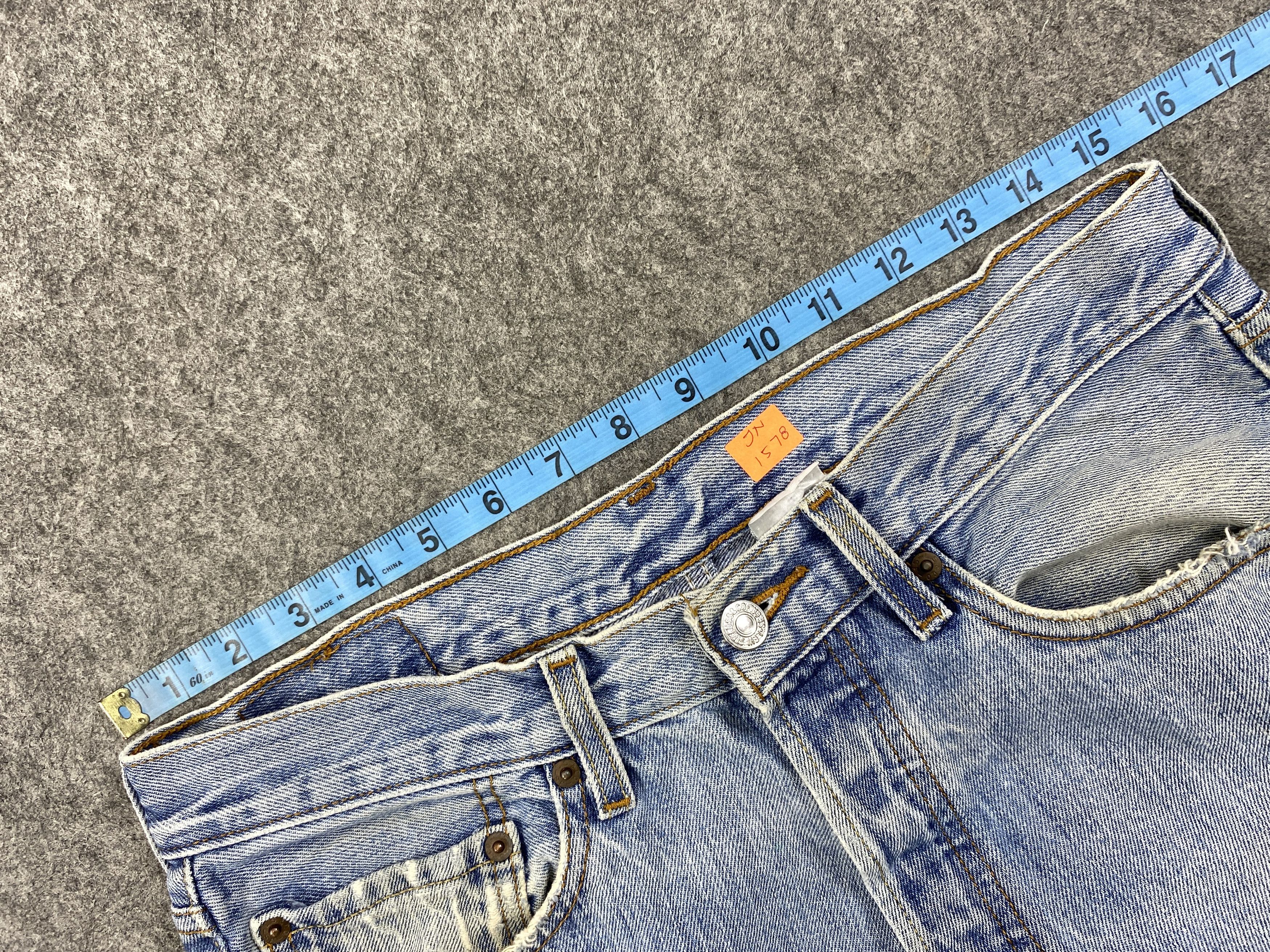 If Six Was Nine Mid Blue Vintage Levi's 501 Jeans 31x29.5 Denim -JN1578 Size US 31 - 5 Thumbnail