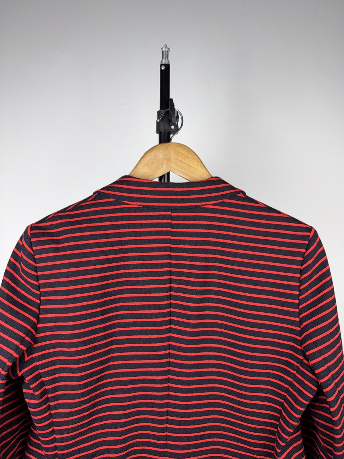 Bogner Luxury 00s Bogner Navy Red Striped Stretch Blazer EU 40 M/L Size M / US 6-8 / IT 42-44 - 10 Thumbnail