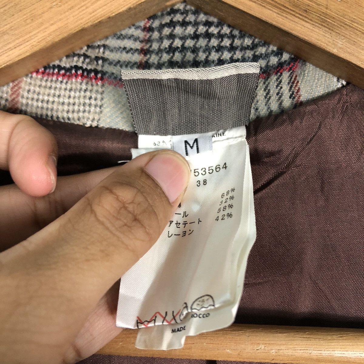 Vintage 🔥Vintage Lilith Plaid Wool Blend Chore Jacket Issey Miyake Size US M / EU 48-50 / 2 - 18 Thumbnail