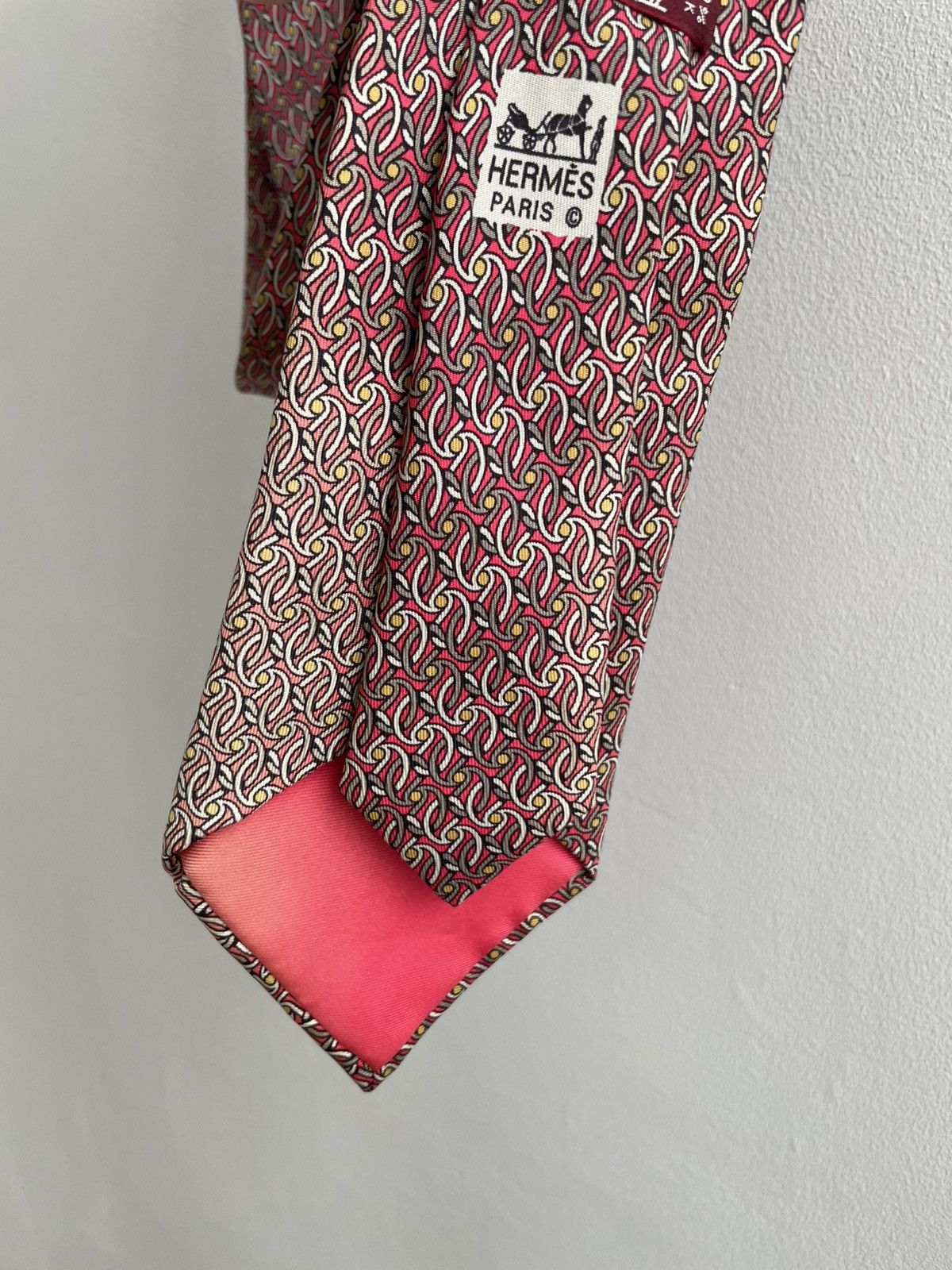 Hermes Hermes Paris Vintage 90s 100% Silk Tie Made France 7454 HA Size ONE SIZE - 24 Thumbnail