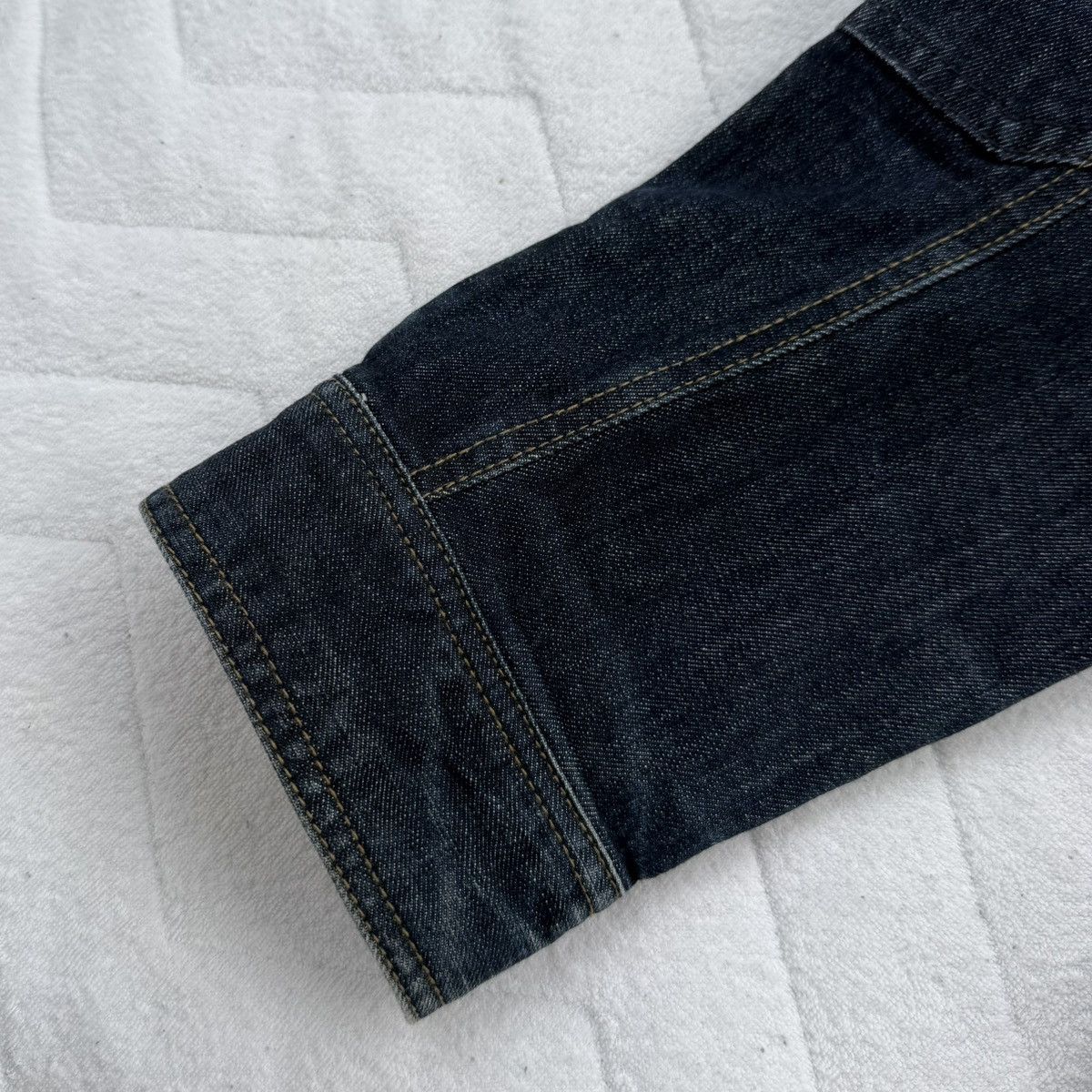 Japanese Brand Evenriver Workwear Denim Jacket Utility Mechanic Biker Size US XL / EU 56 / 4 - 14 Thumbnail